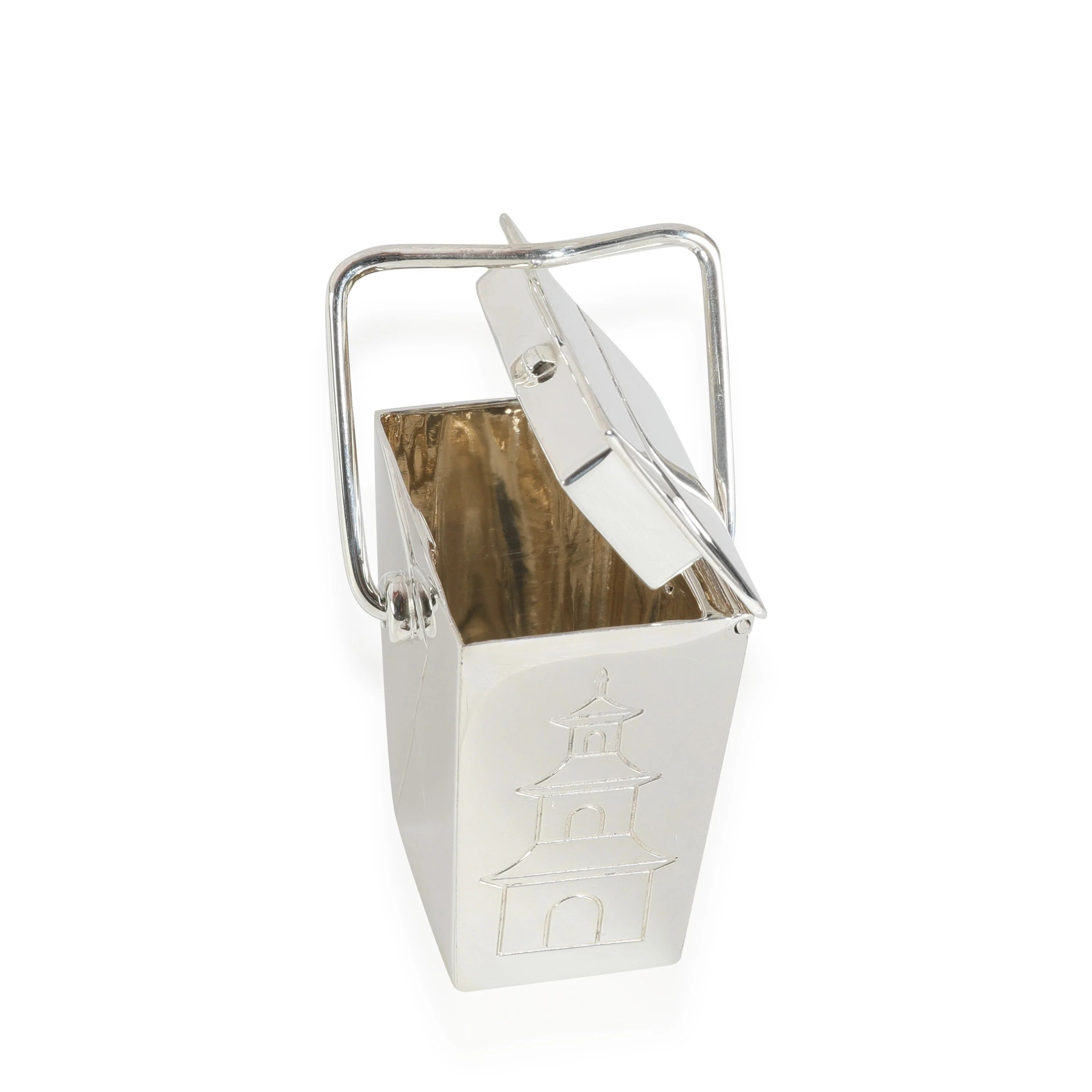 Sterling Silver Chinese Food Pill Box - Image 3