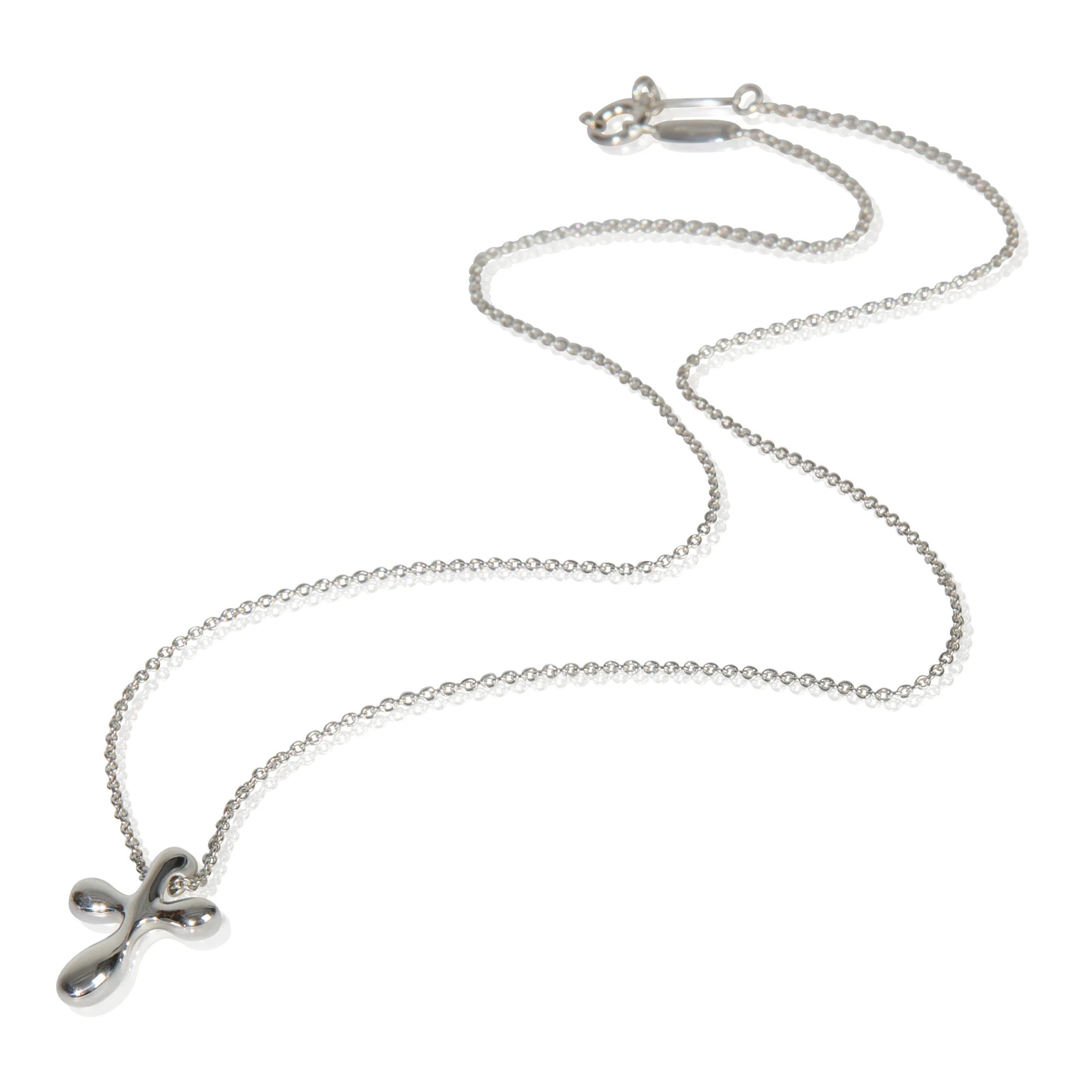 Sterling Silver Elsa Peretti Cross Pendant - Image 3