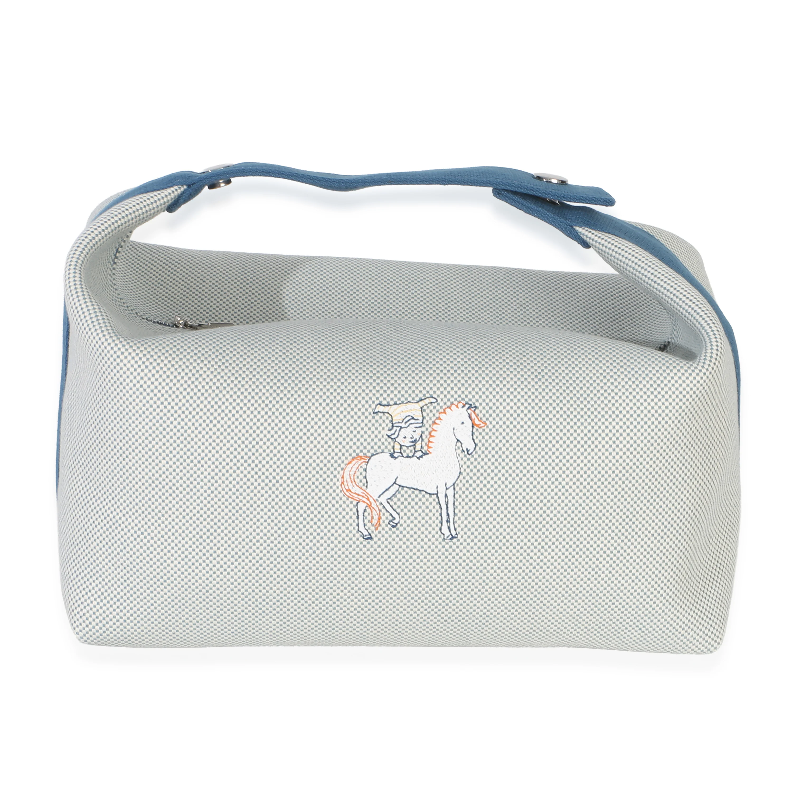 Bleu Nattier Canvas Large Bride-A-Brac Cabriole Case GM