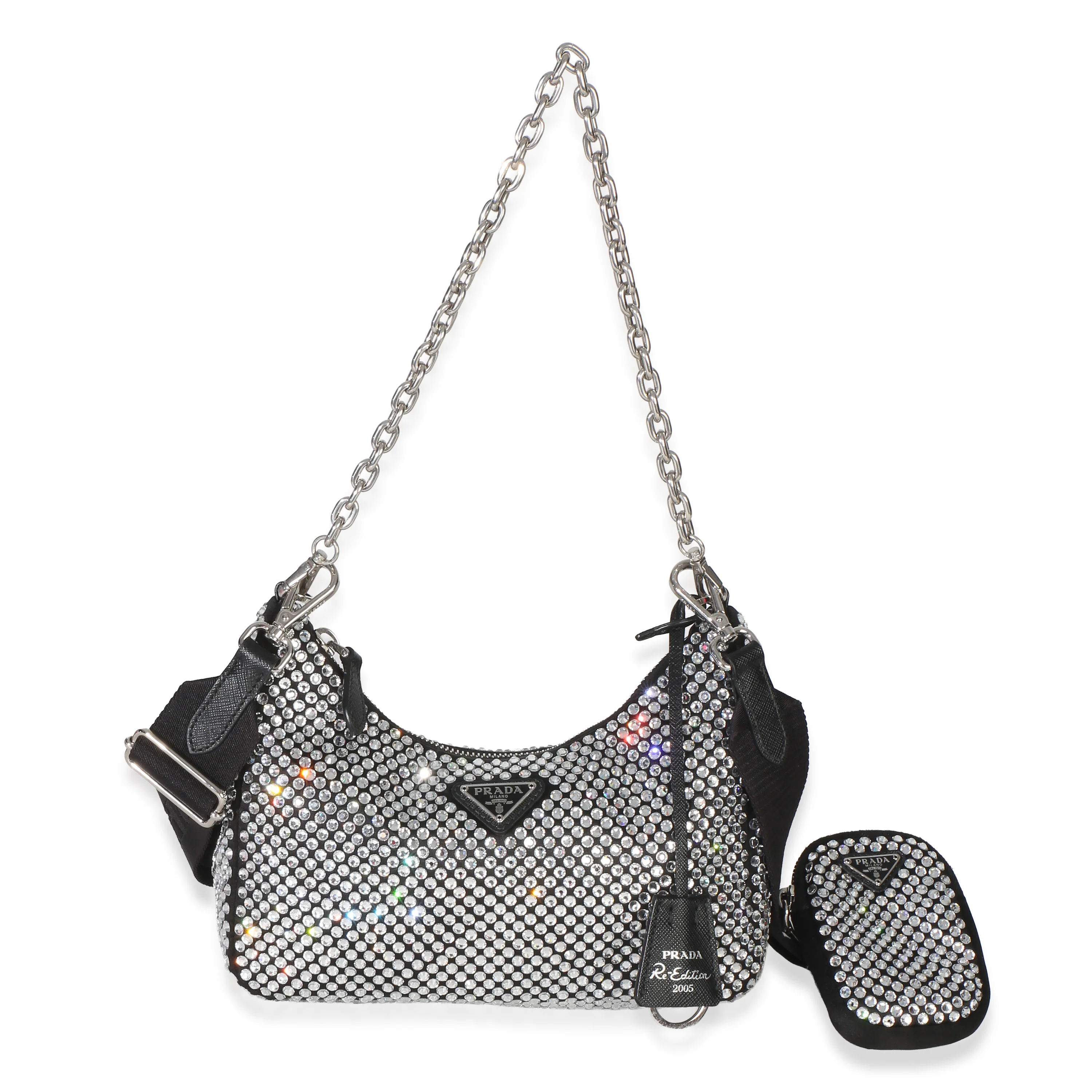 Black Satin Crystal 2005 Re-Edition Hobo