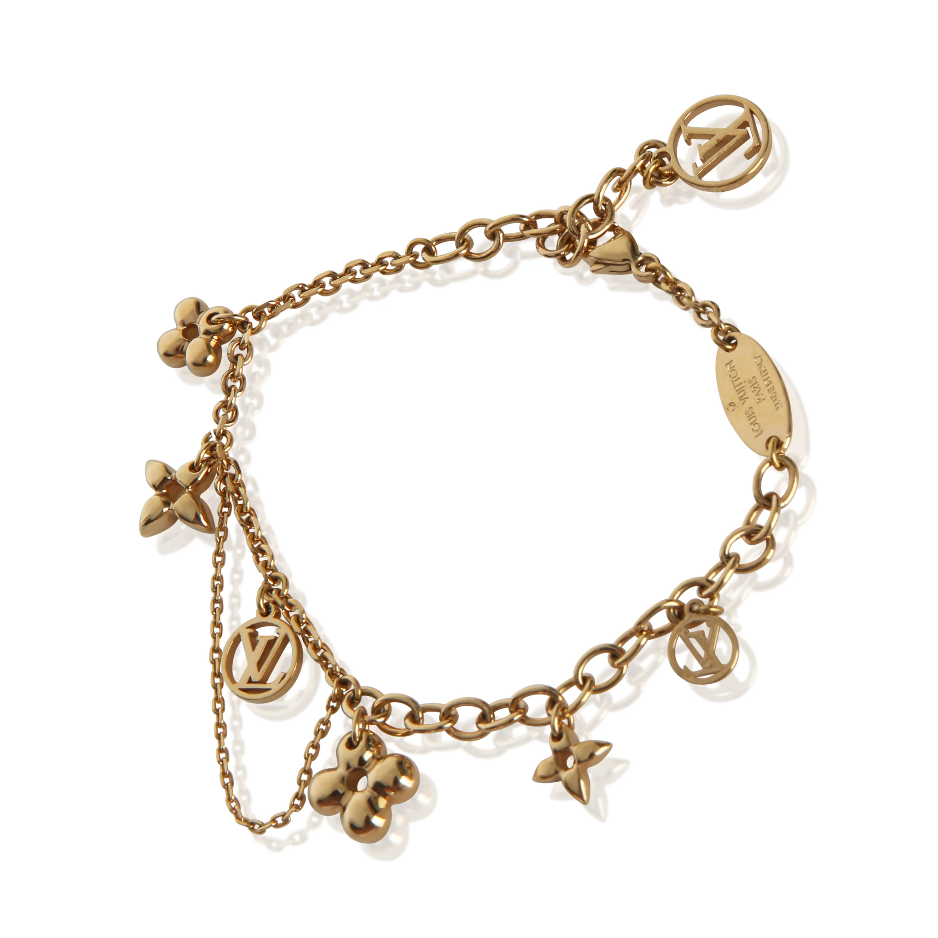 Gold-Plated Blooming Supple Charm Bracelet - Image 2