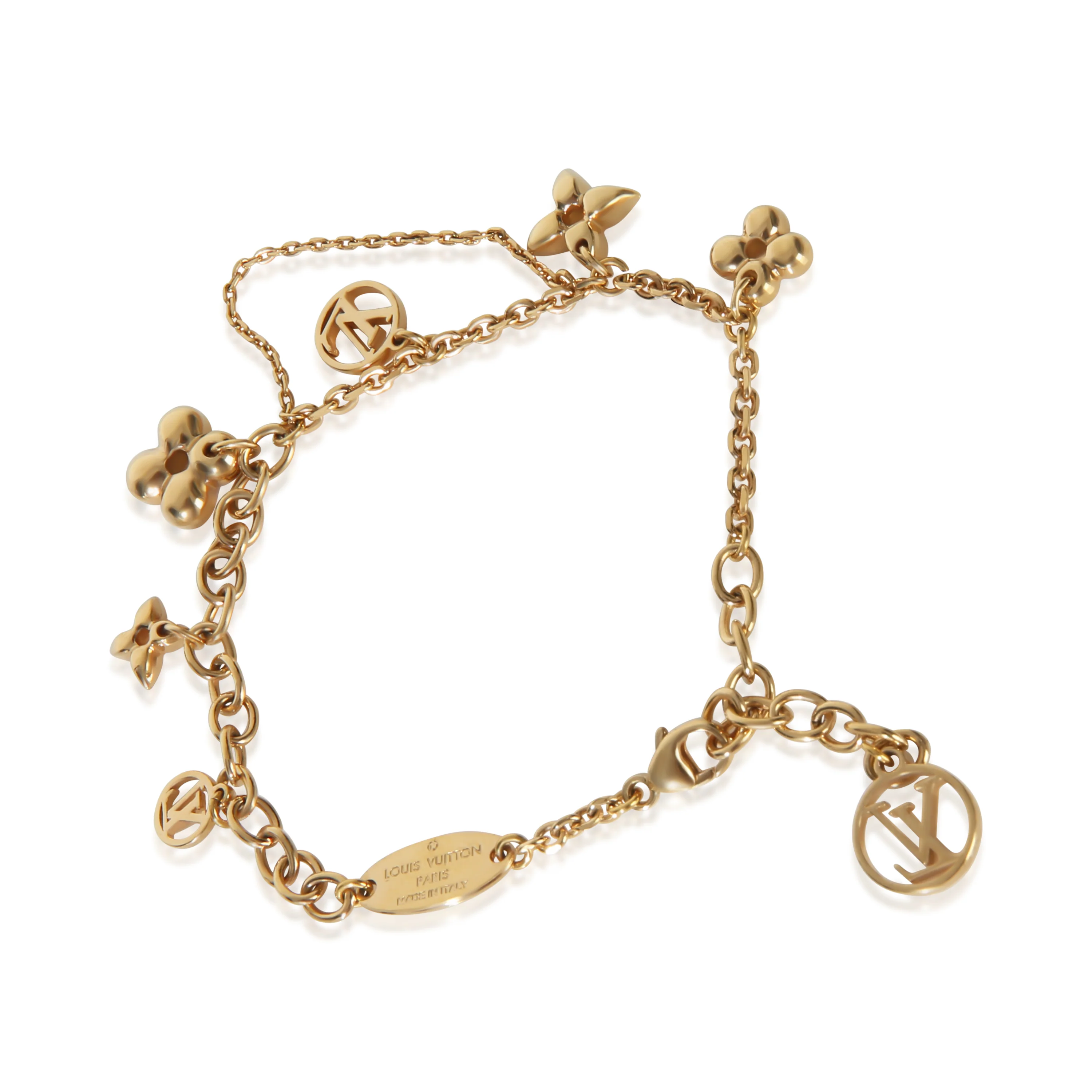 Gold-Plated Blooming Supple Charm Bracelet - Image 3