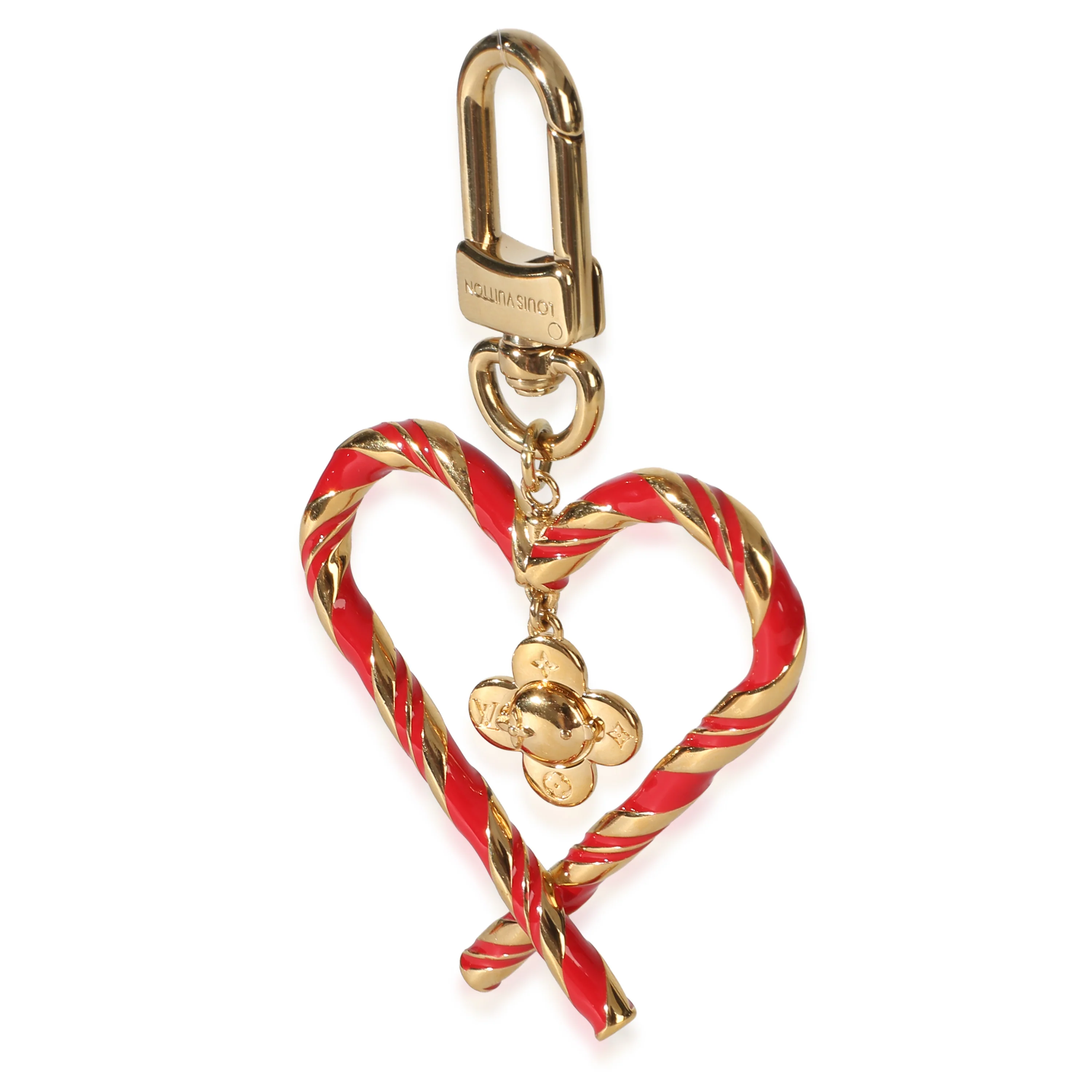 Red Candy Cane Vivienne Xmas Bag Charm