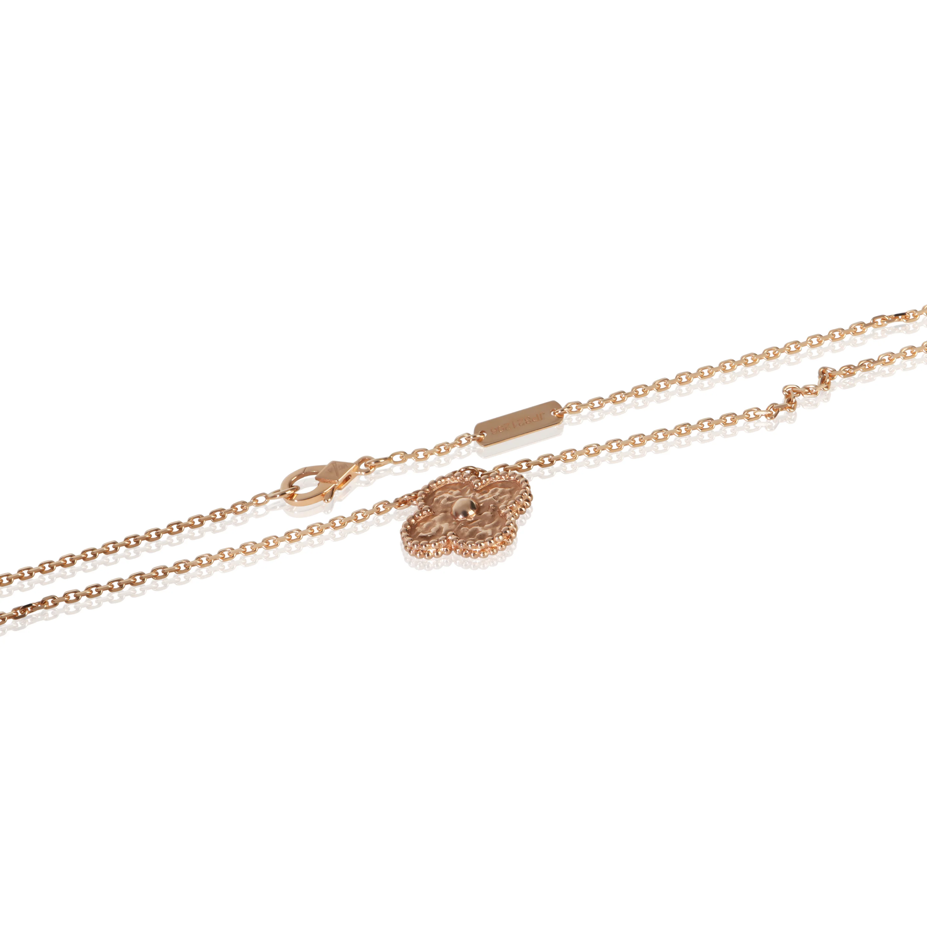 Rose Gold  Vintage Alhambra Pendant - Image 2