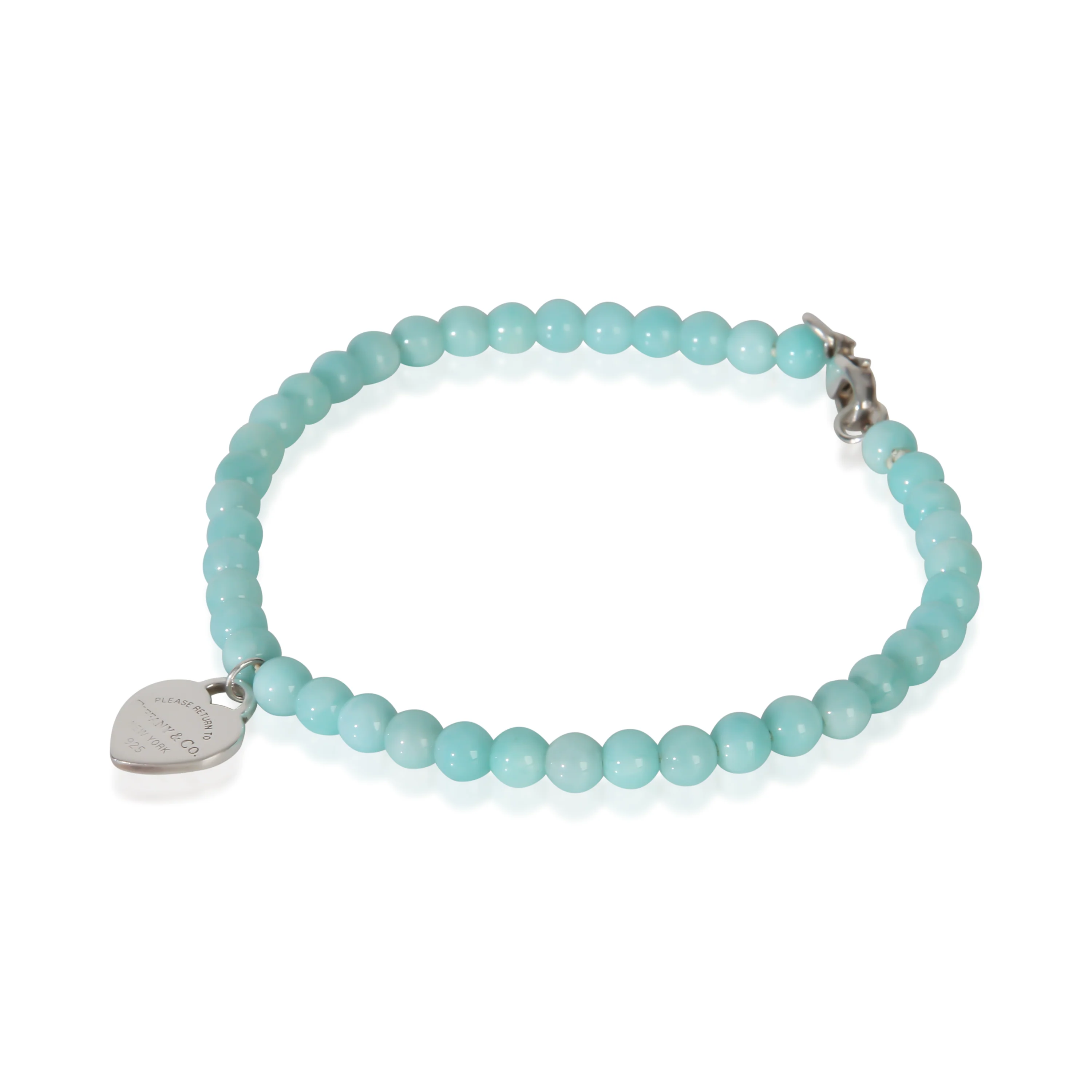 Sterling Silver Amazonite Return To Tiffany Bracelet - Image 2