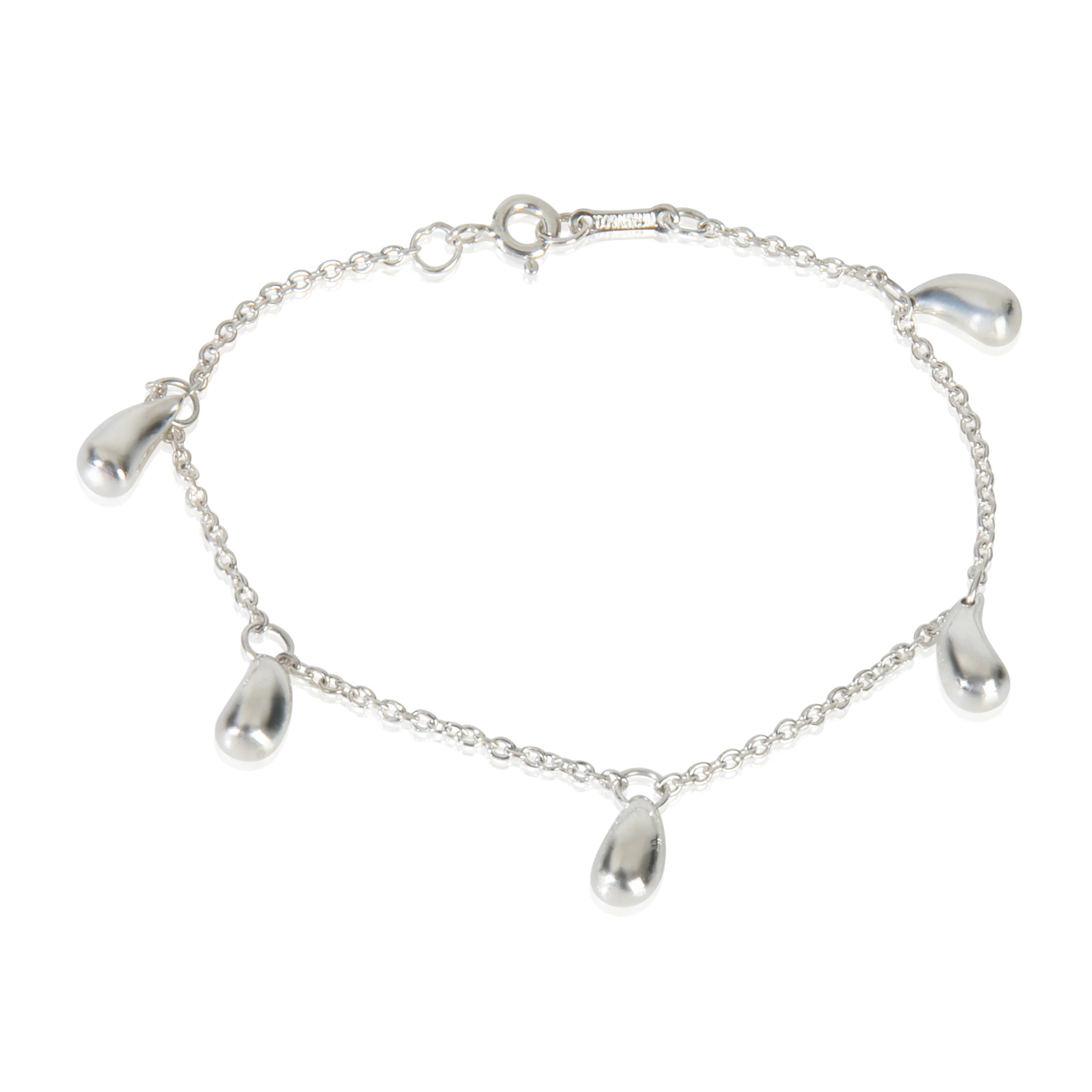 Sterling Silver Elsa Peretti Teardrop Bracelet