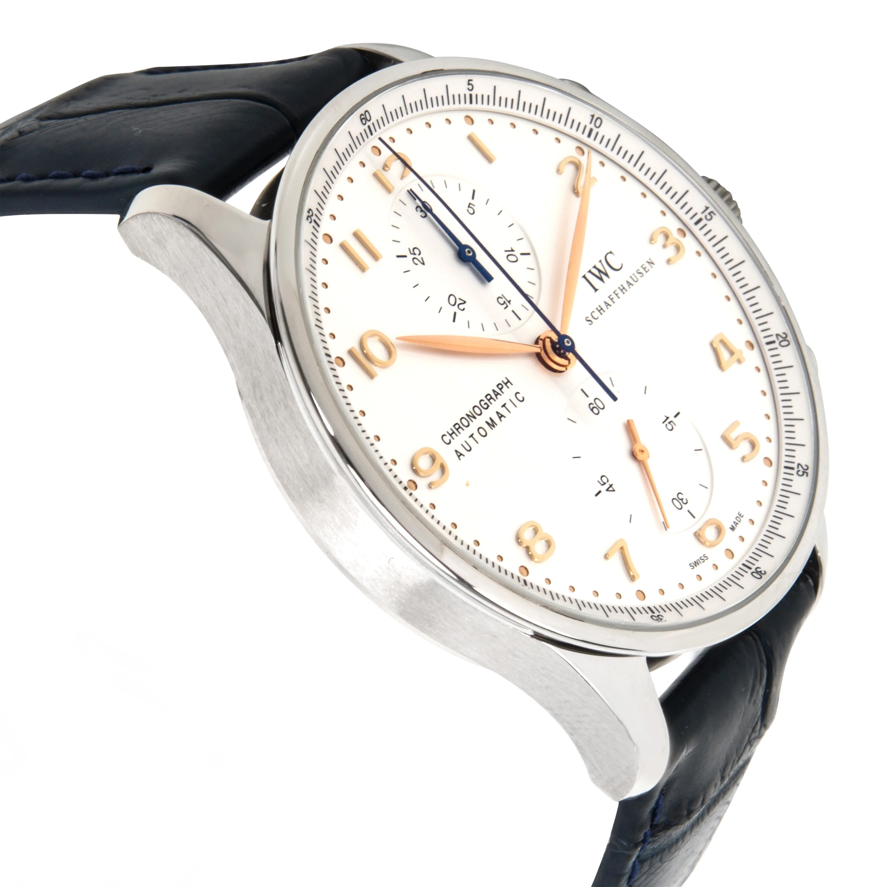 IWC Portugieser Chronograph IW371445 Mens Watch in Stainless Steel - Image 2