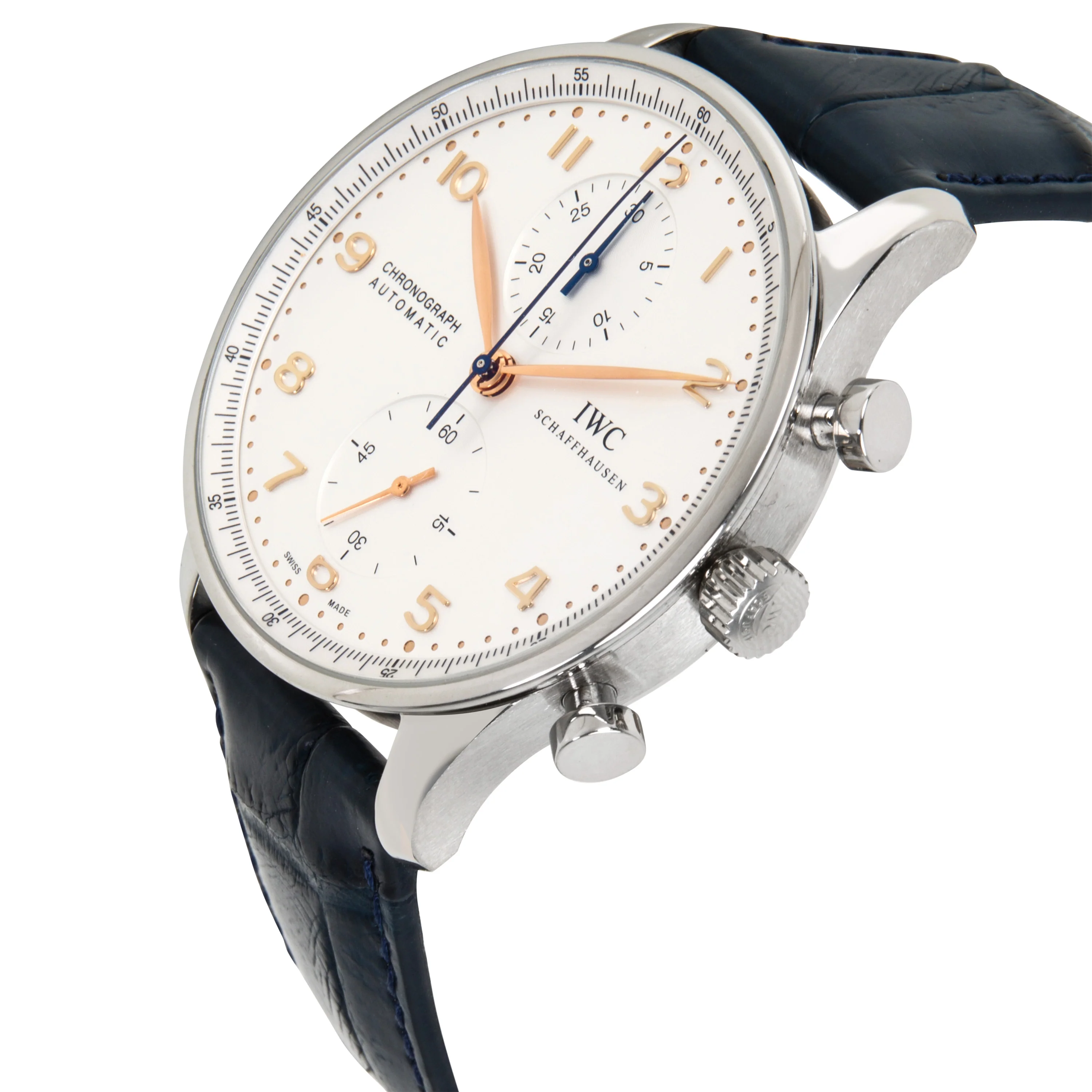 IWC Portugieser Chronograph IW371445 Mens Watch in Stainless Steel - Image 3