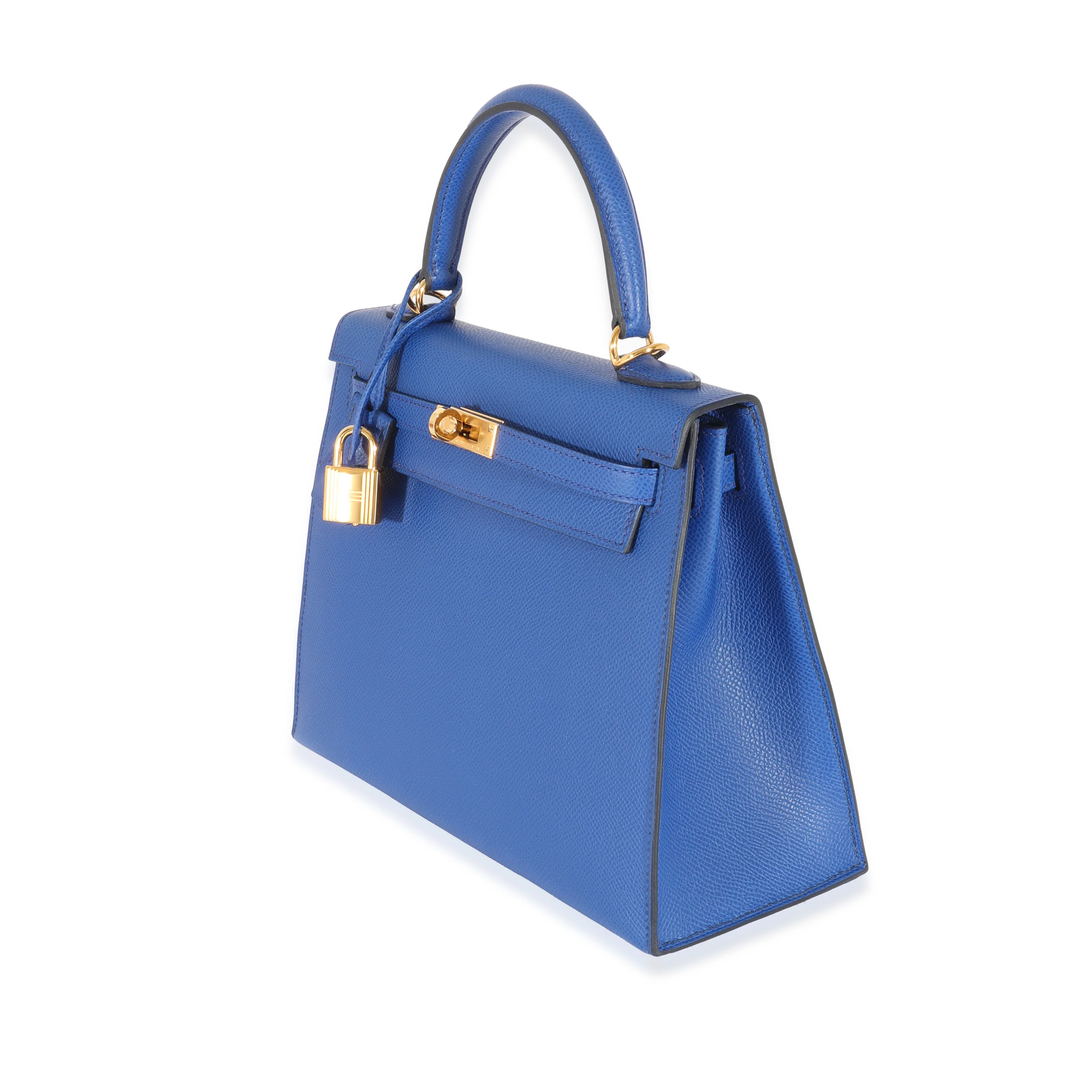 Bleu Royal Epsom Sellier Kelly 25 GHW - Image 2