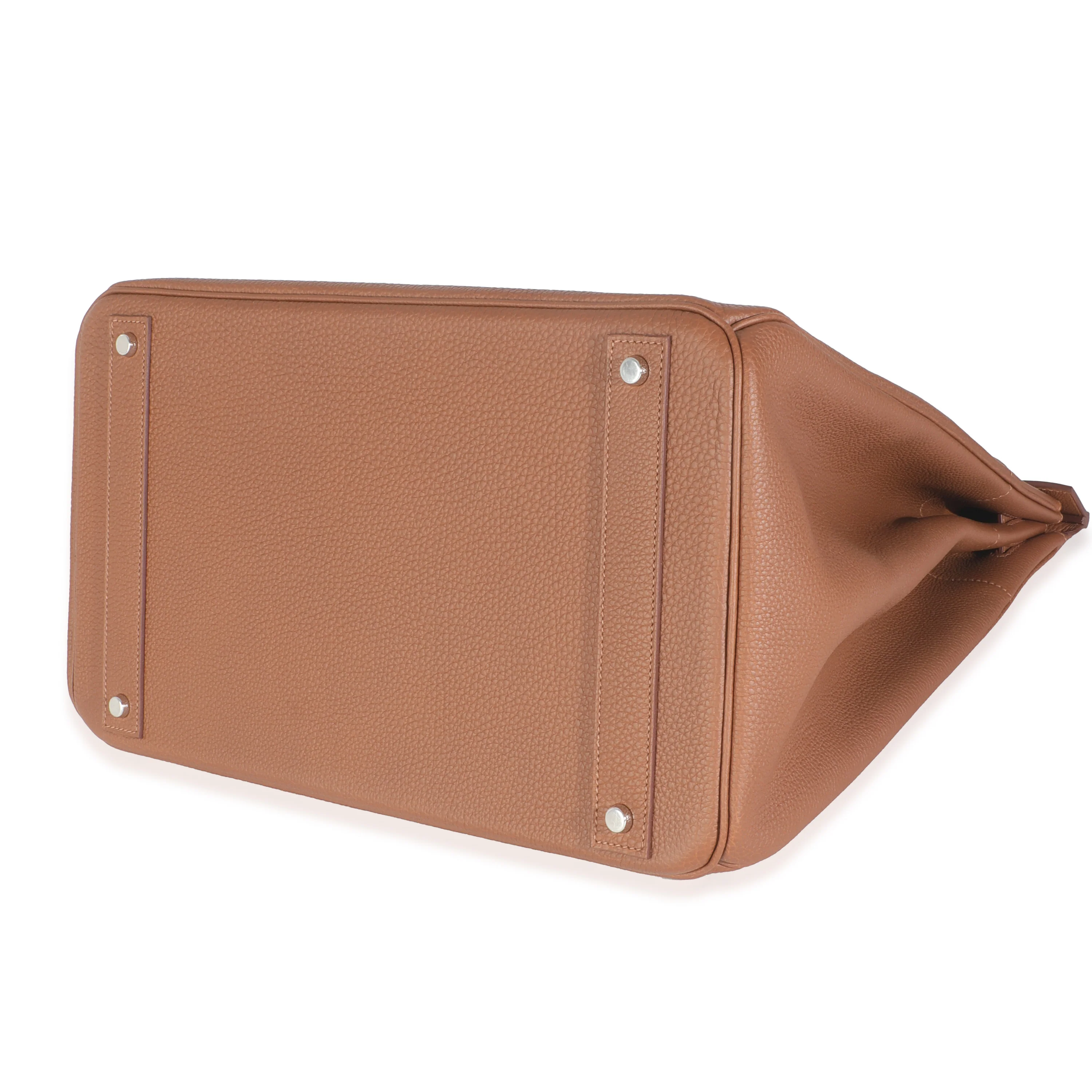 Gold Togo Coup De Soleil HAC Birkin 40 PHW - Image 8