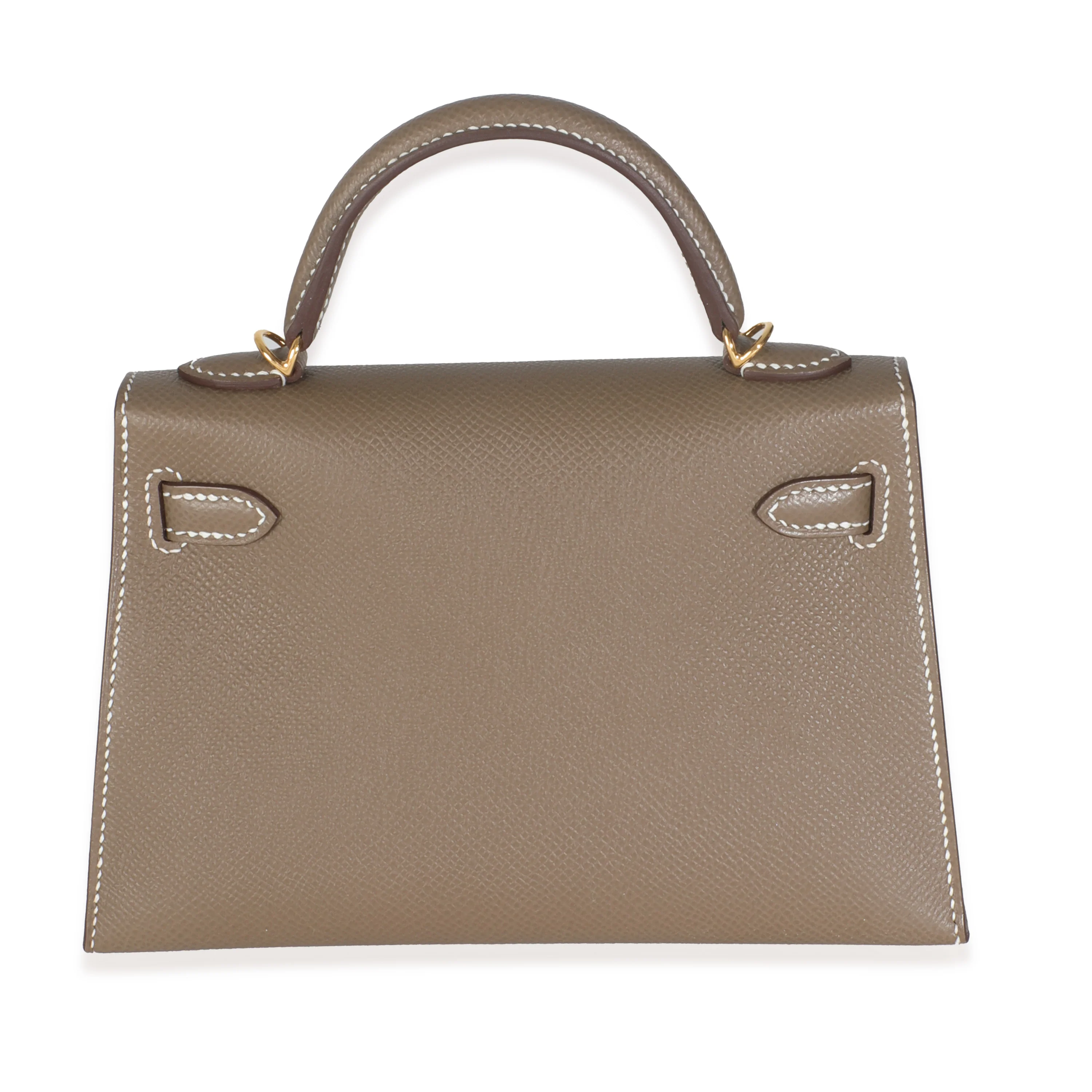 Etoupe Epsom Mini Sellier Kelly 20 GHW - Image 3