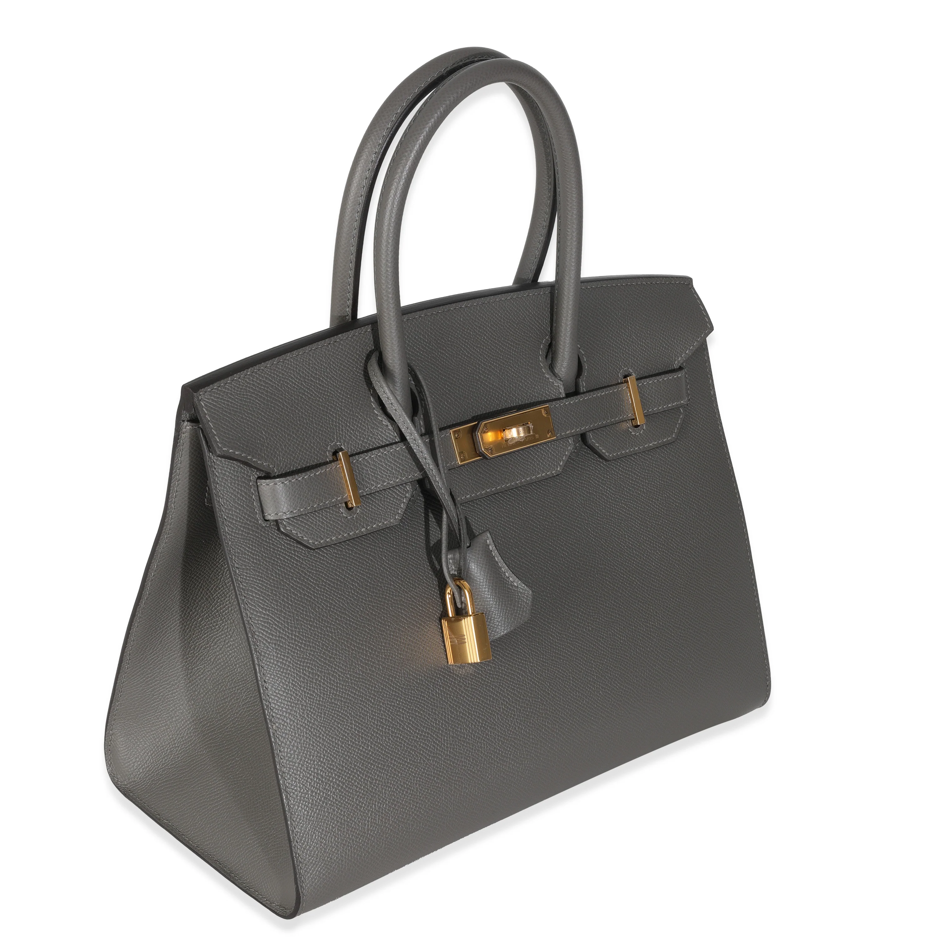 Gris Meyer Epsom Sellier Birkin 30 GHW - Image 3