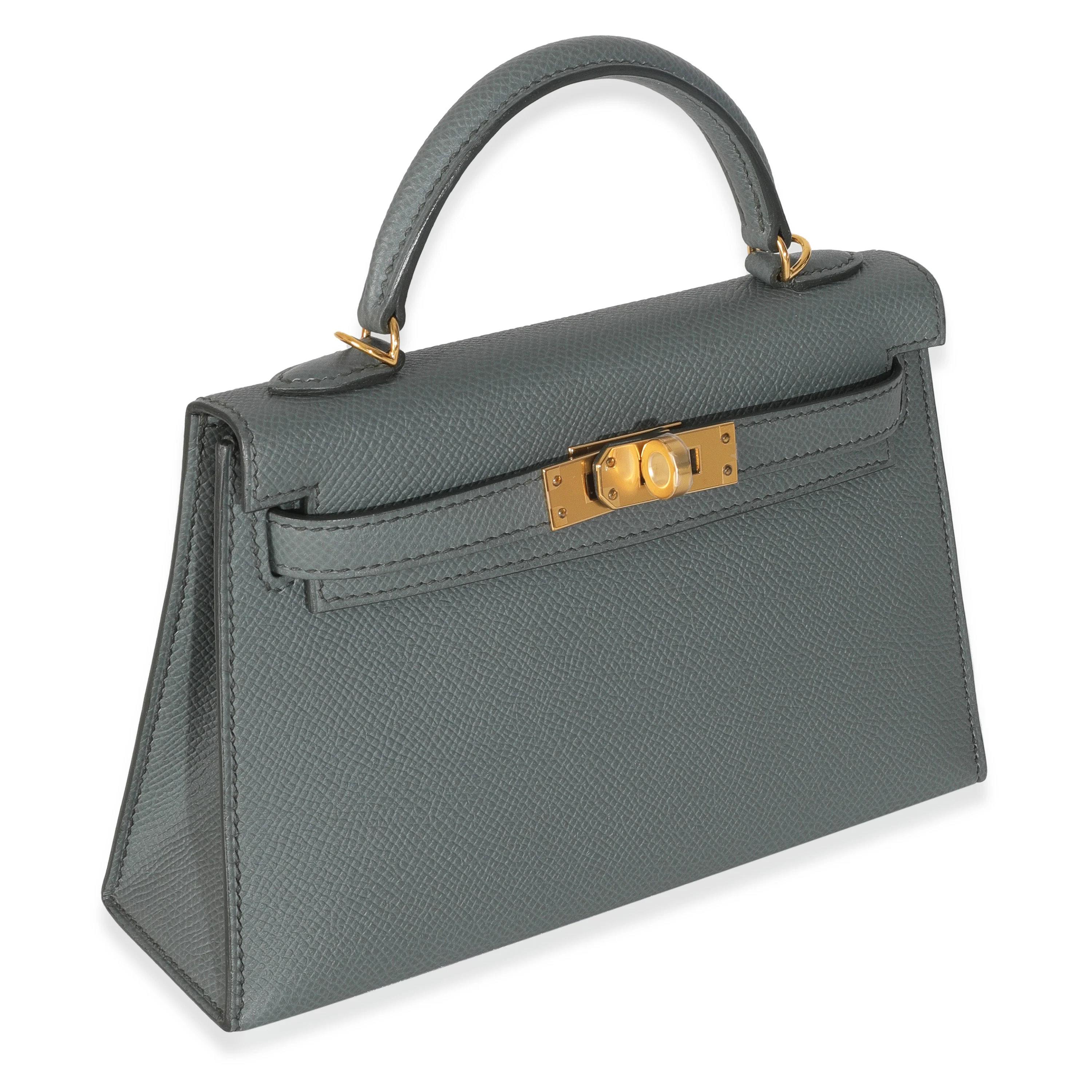 Vert Amande Epsom Mini Kelly 20 II GHW - Image 3