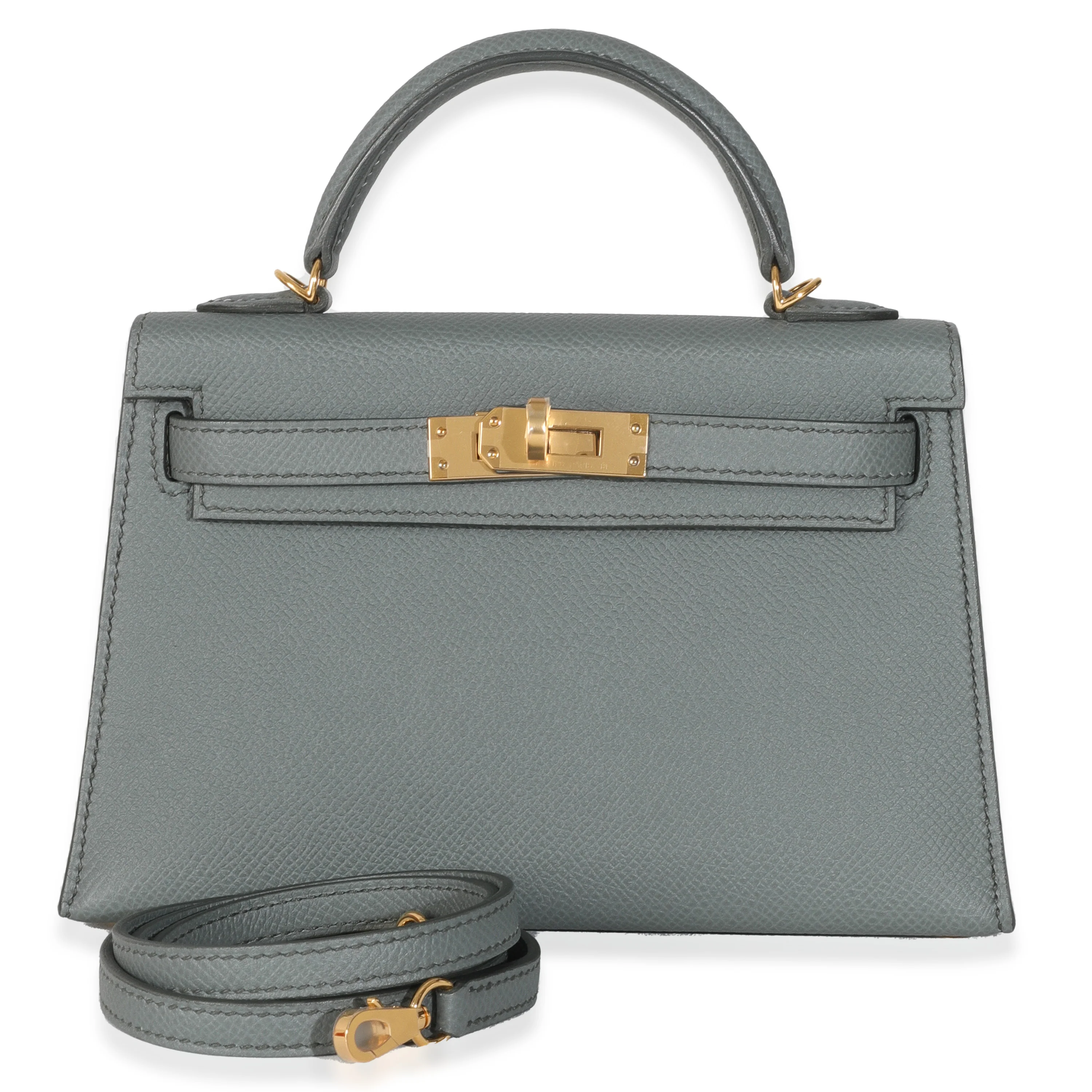 Vert Amande Epsom Mini Kelly 20 II GHW - Image 5