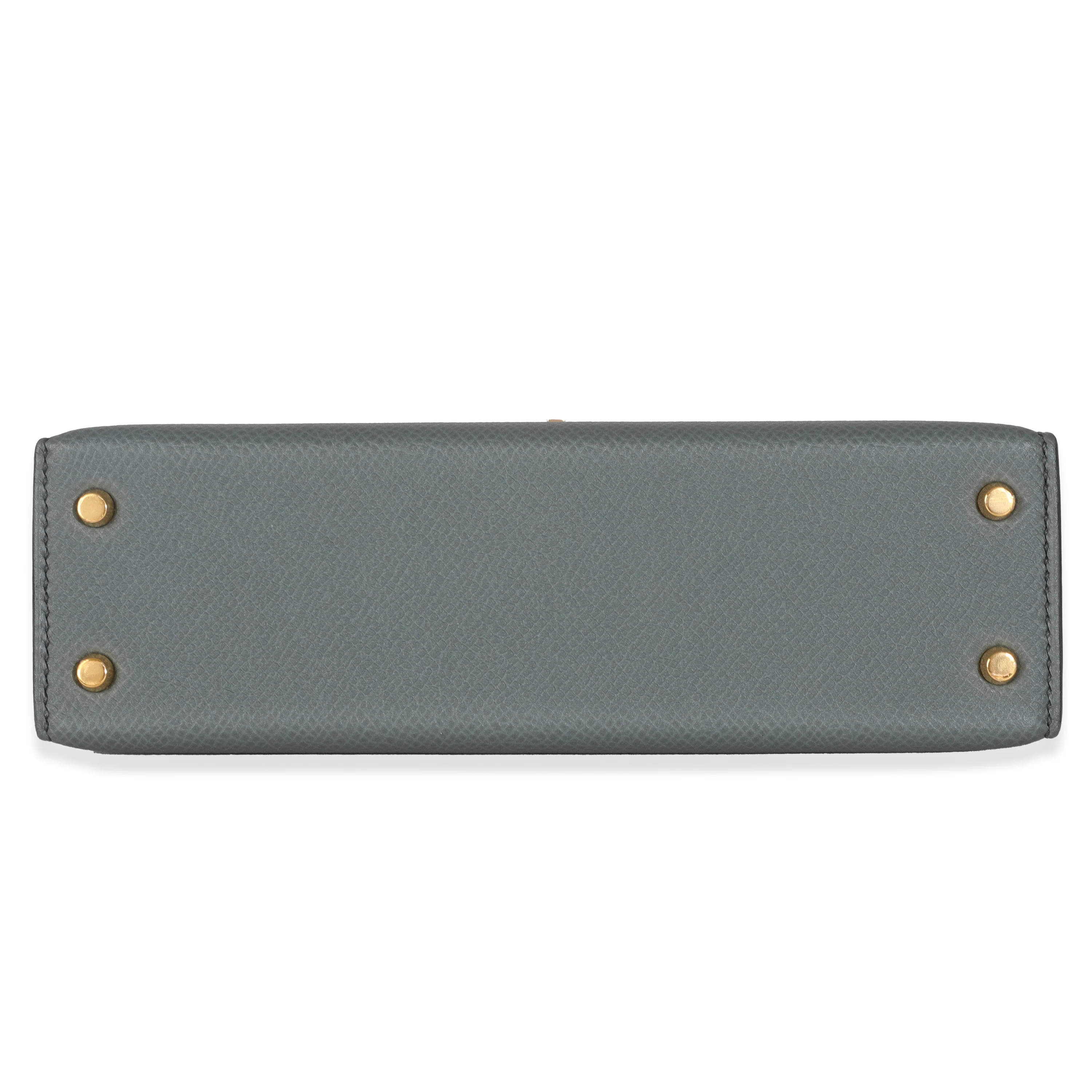 Vert Amande Epsom Mini Kelly 20 II GHW - Image 7
