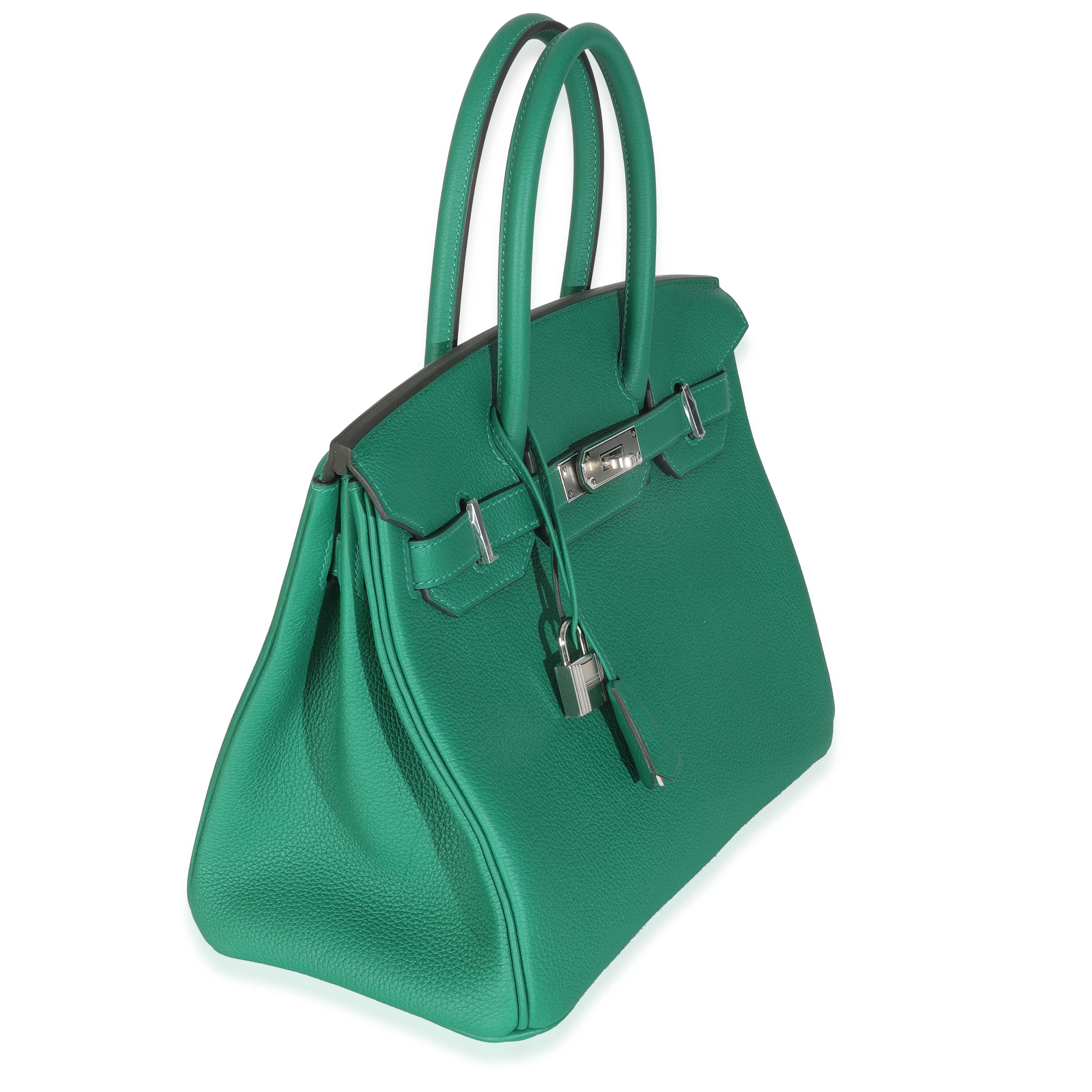 Vert Vertigo Togo Birkin 30 PHW - Image 2