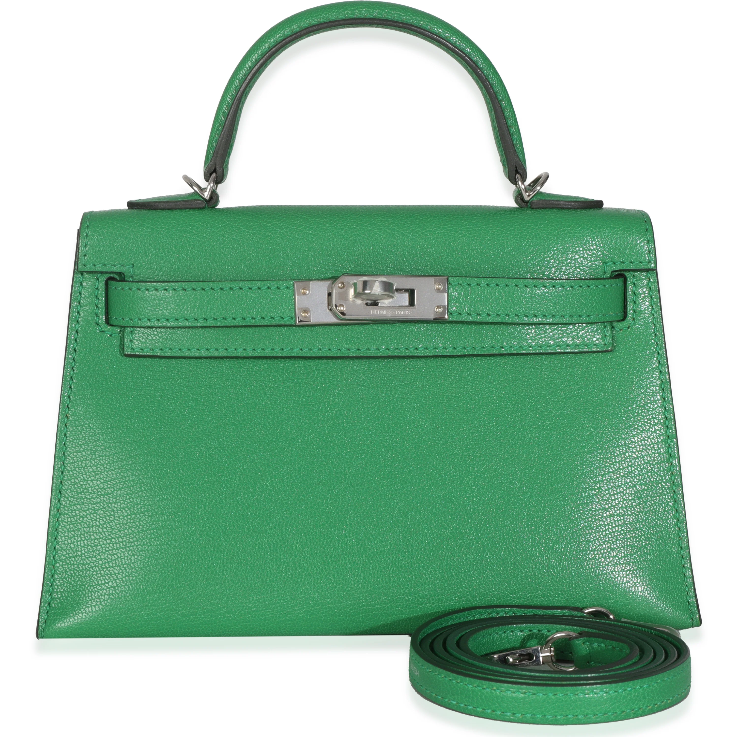 Chamkila Chevre Bamboo Mini Sellier Kelly 20 II PHW - Image 2