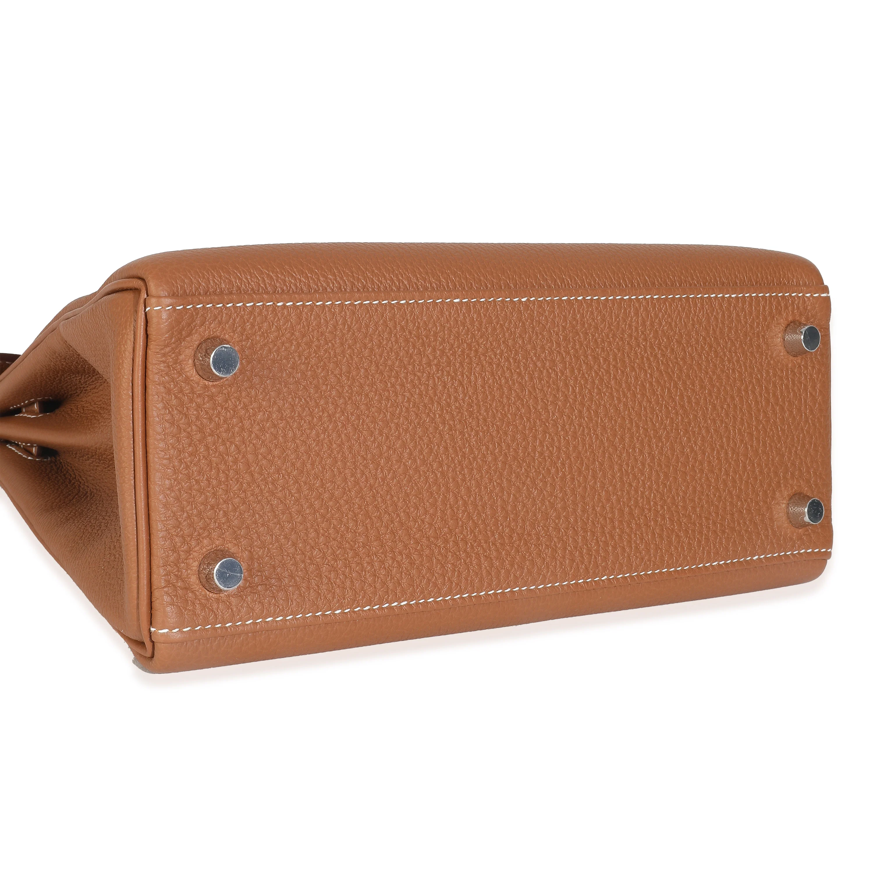 Gold Togo Retourne Kelly 25 PHW - Image 8
