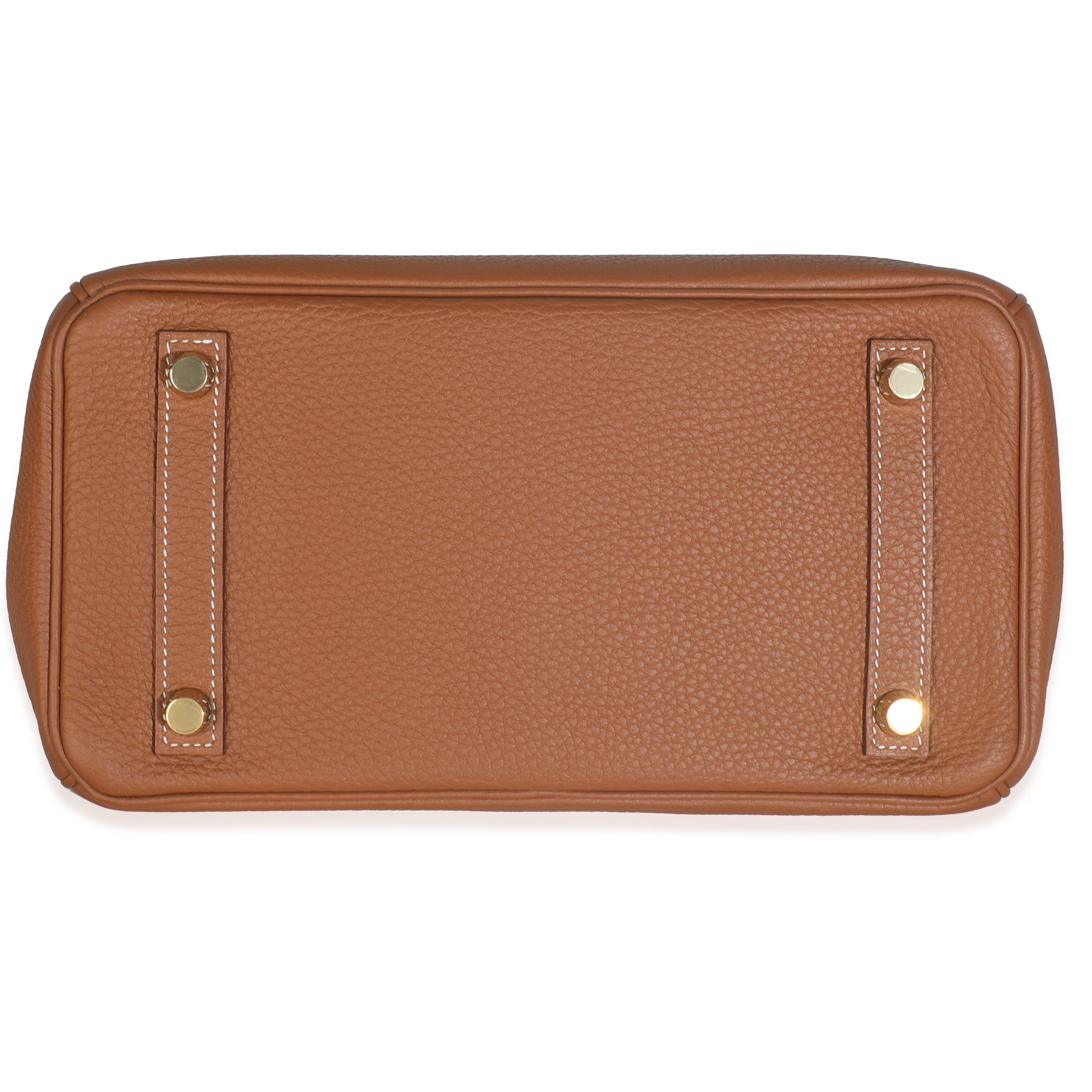 Gold Togo Birkin 25 GHW - Image 5