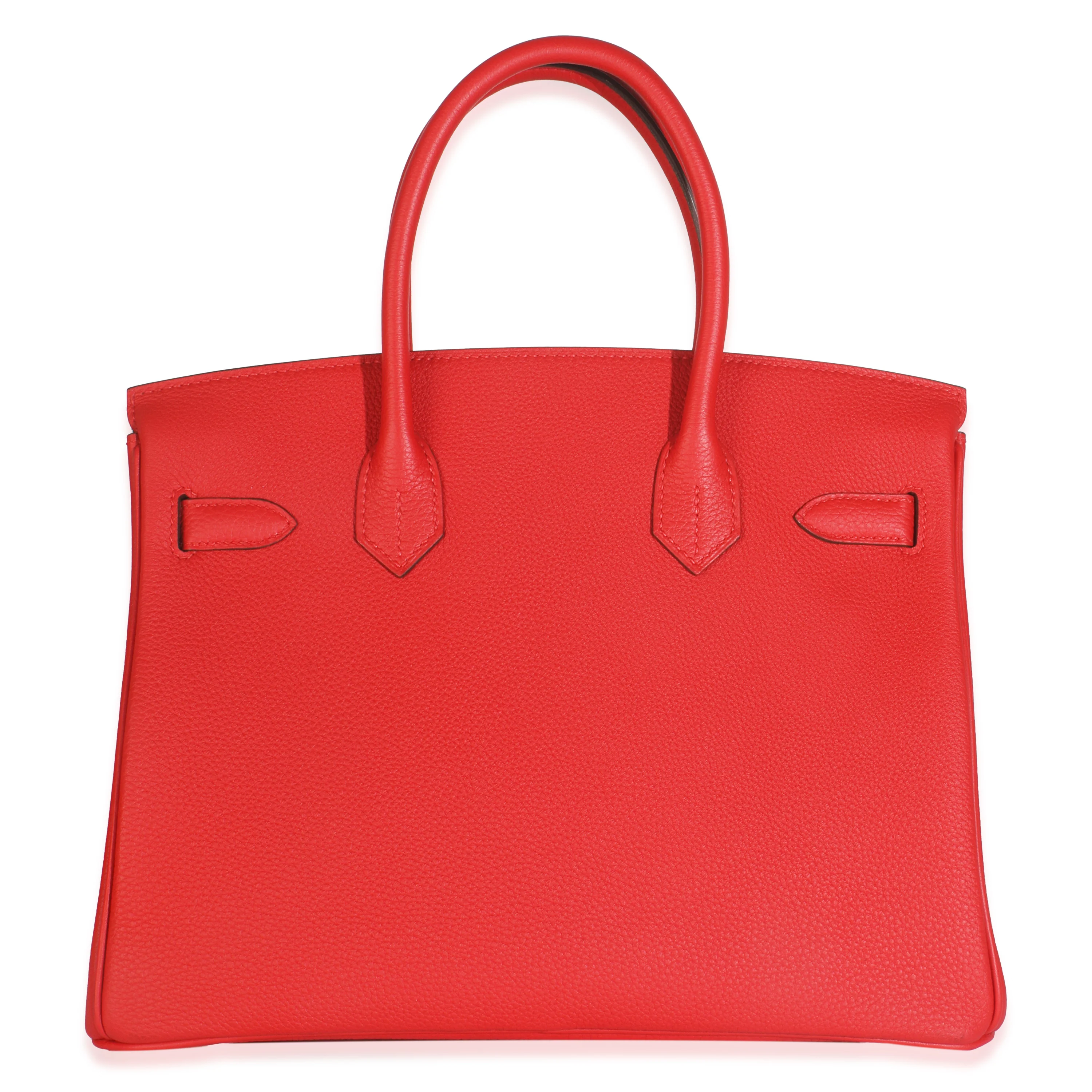 Rouge Radieux Togo Birkin 30 PHW - Image 4