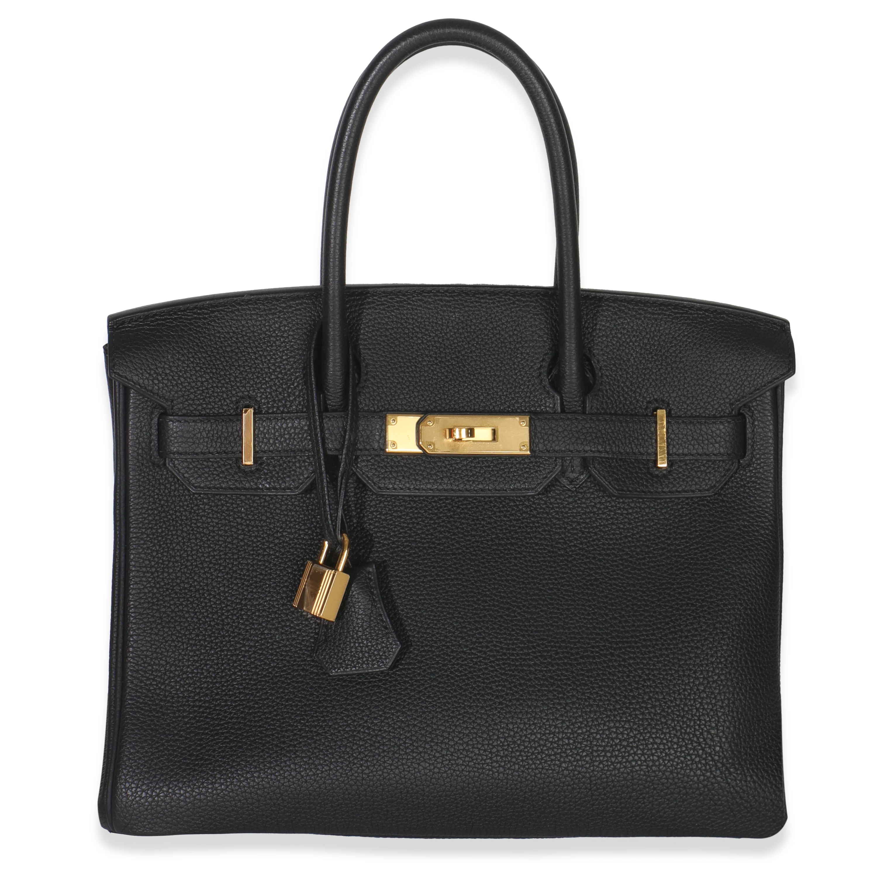 Black Togo Birkin 30 GHW