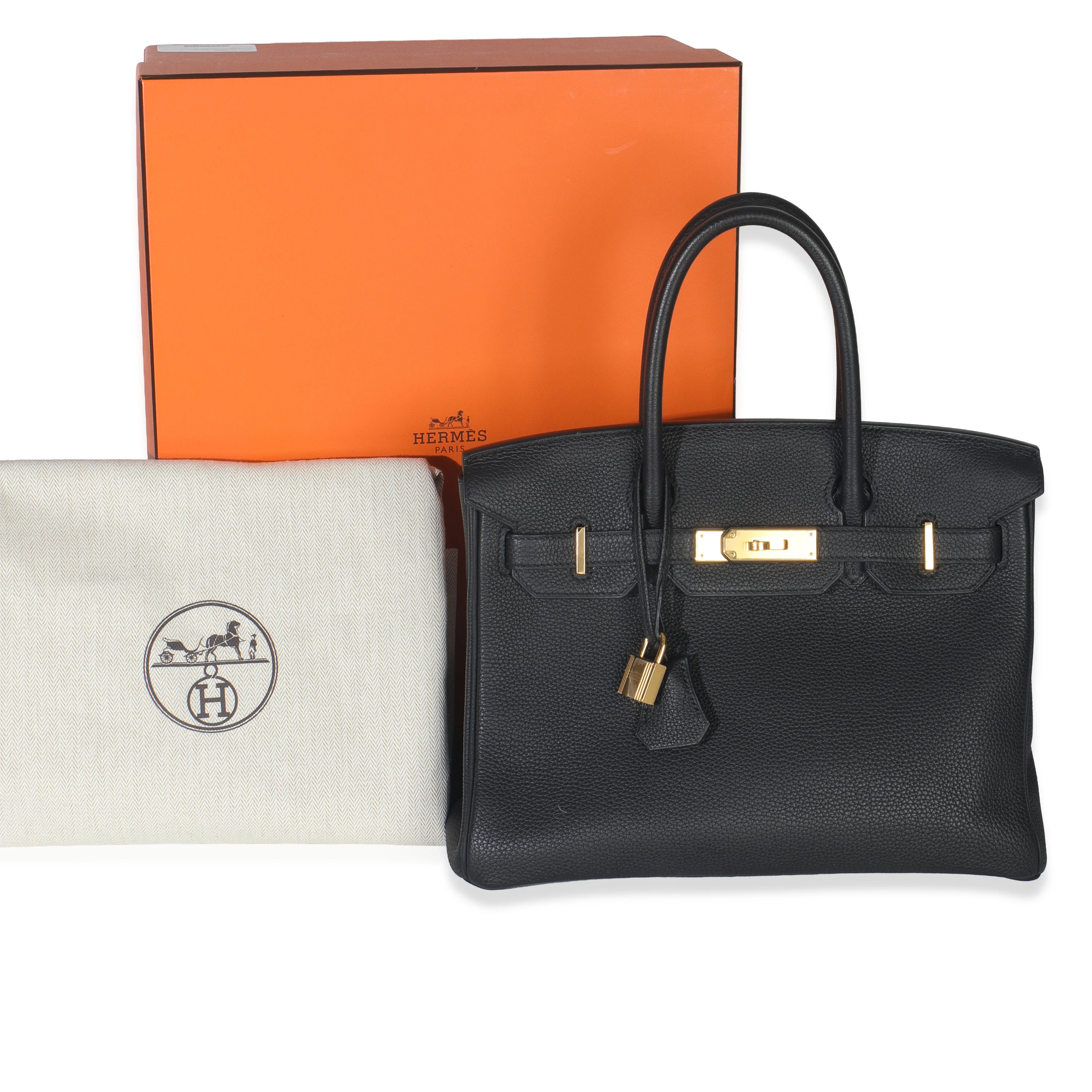 Black Togo Birkin 30 GHW - Image 8