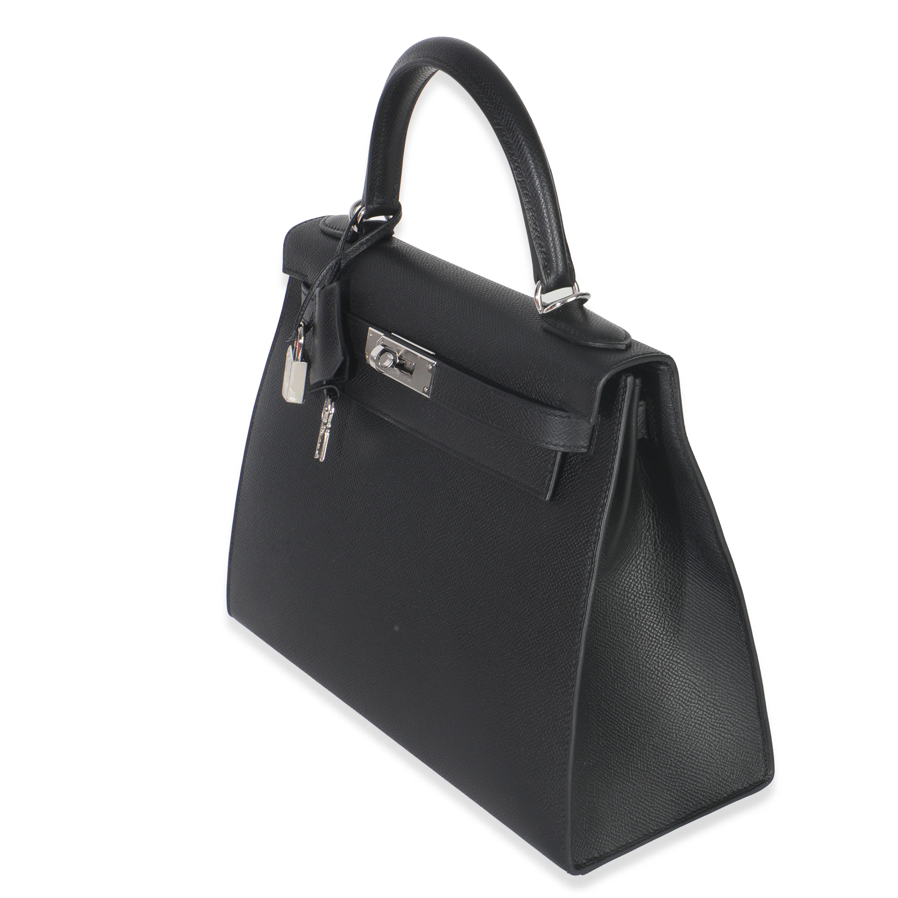 Black Epsom Sellier Kelly 28 PHW - Image 7
