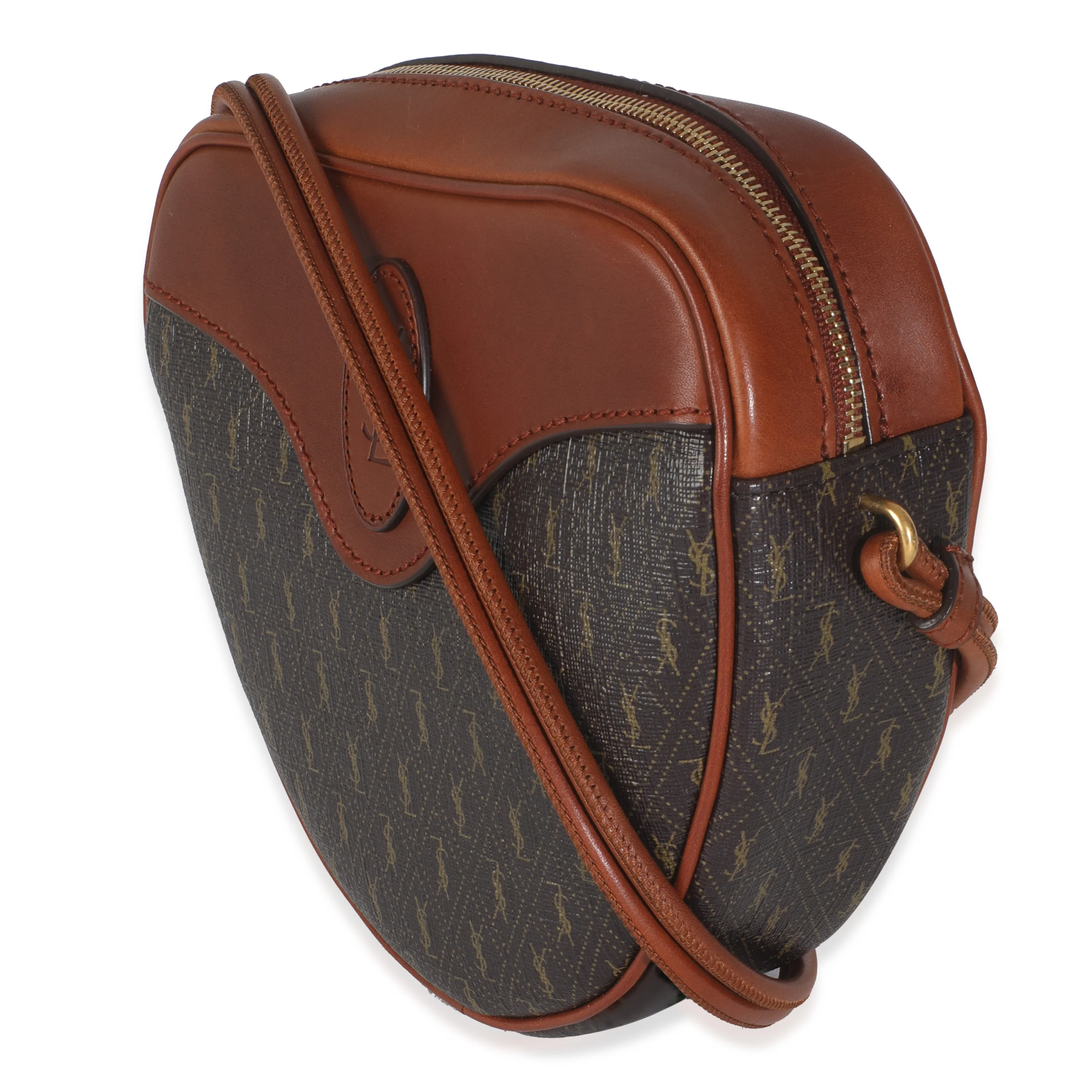Brown Canvas Le Monogramme Cœur Heart Bag - Image 2