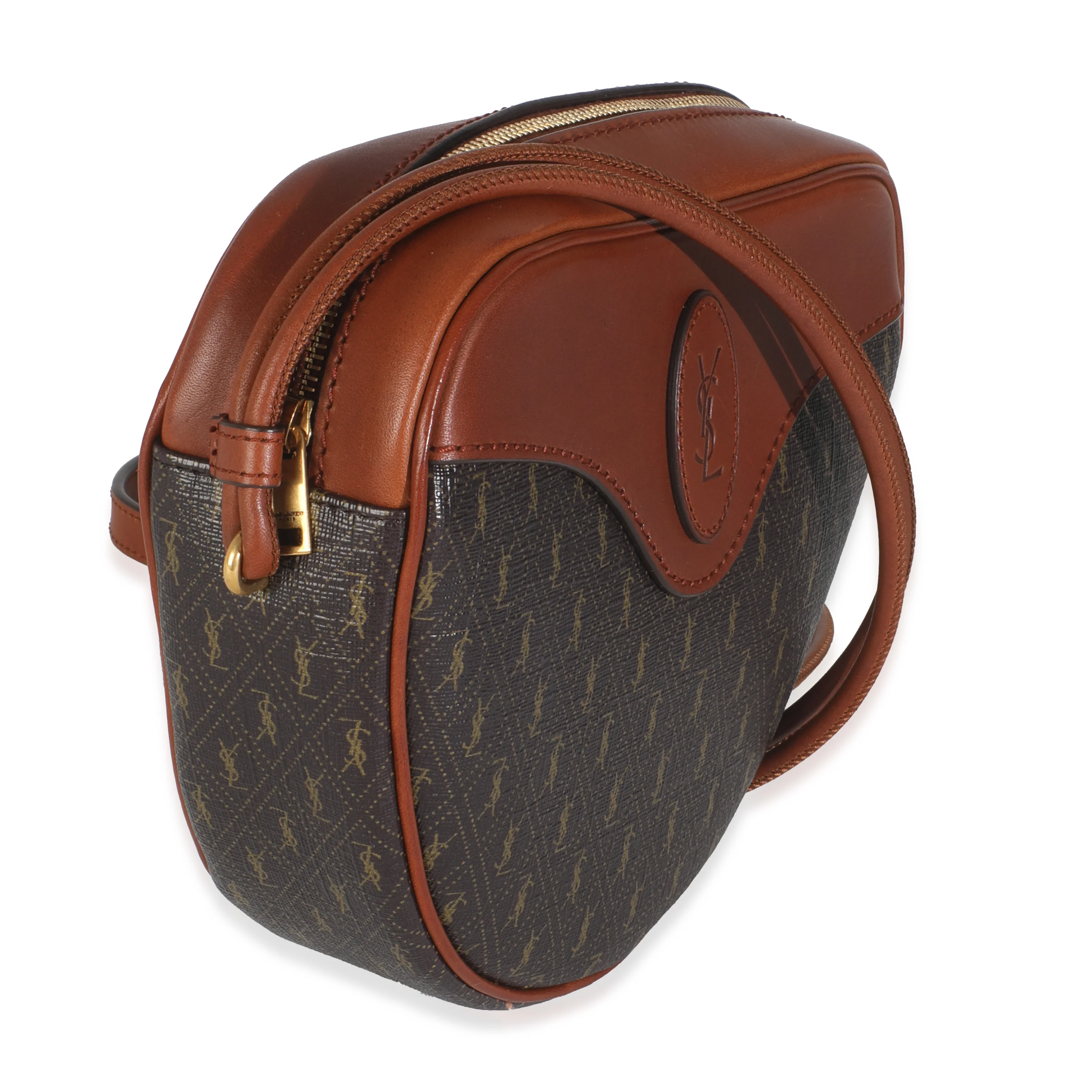 Brown Canvas Le Monogramme Cœur Heart Bag - Image 3