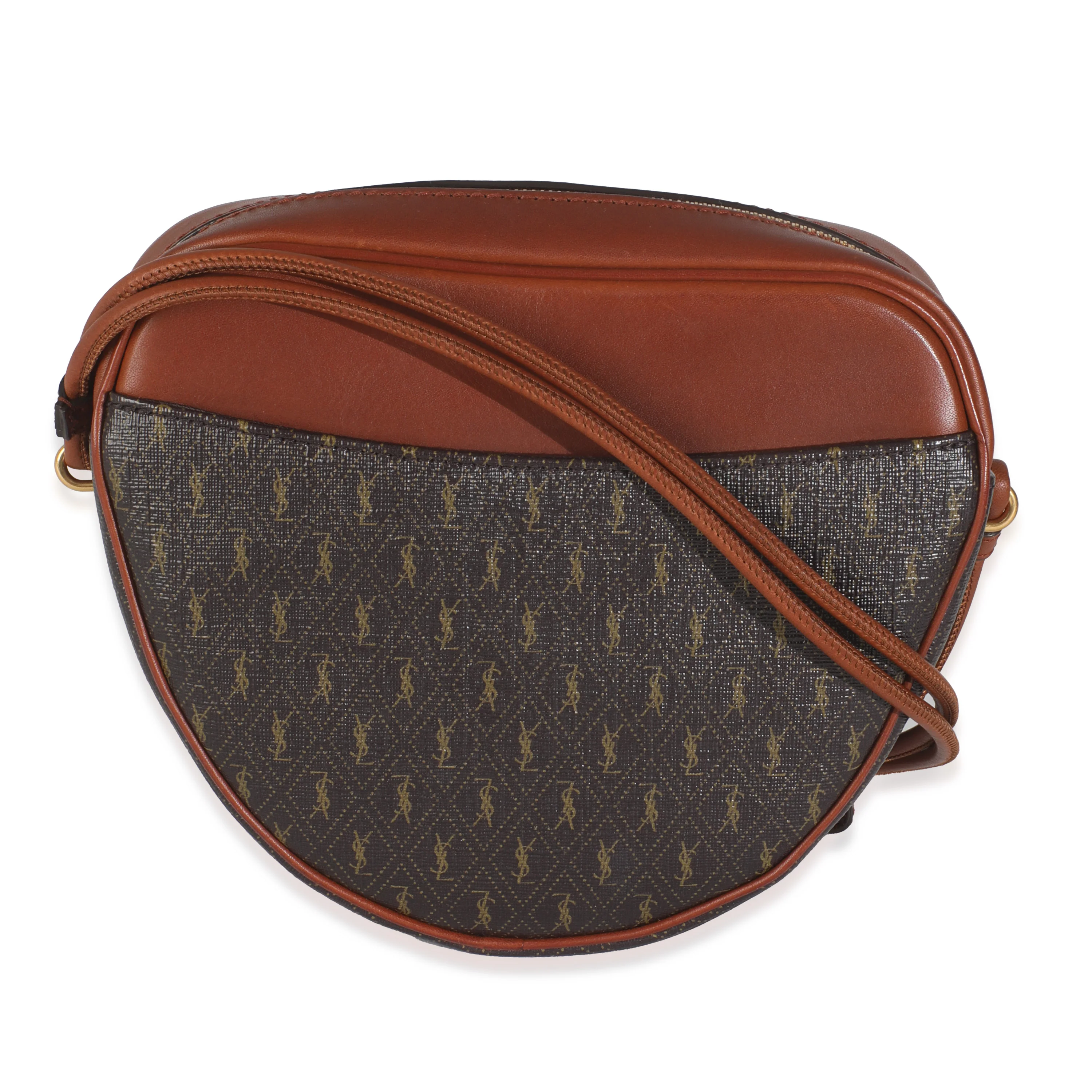 Brown Canvas Le Monogramme Cœur Heart Bag - Image 4