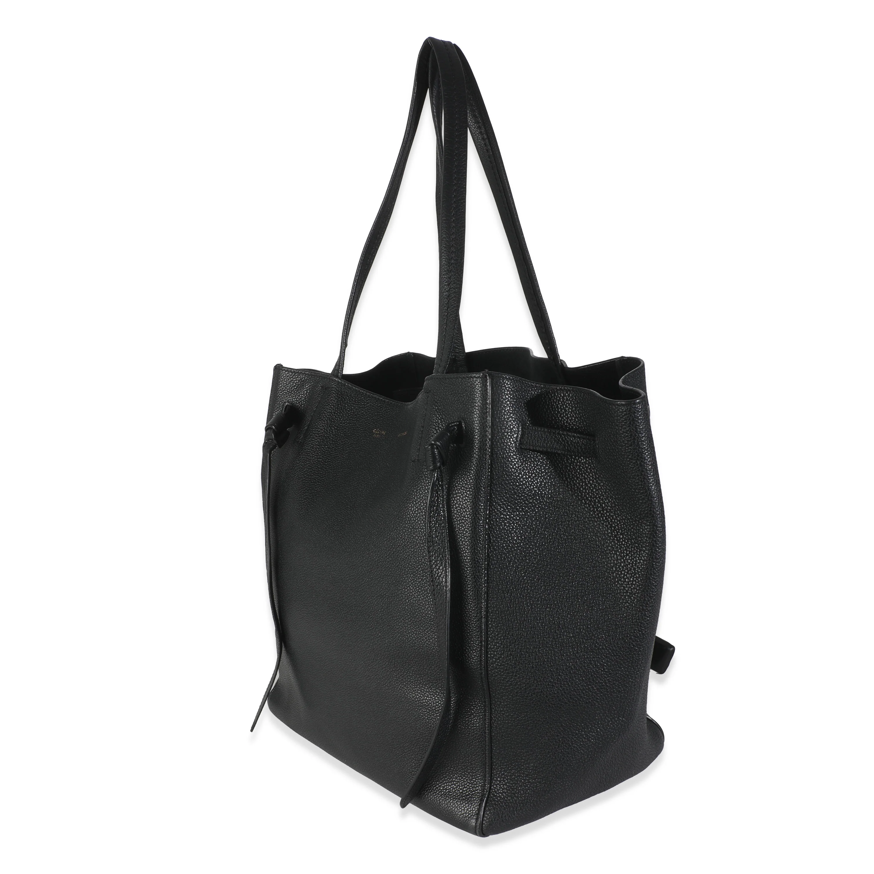 Black Calfskin Phantom Cabas Tote - Image 2