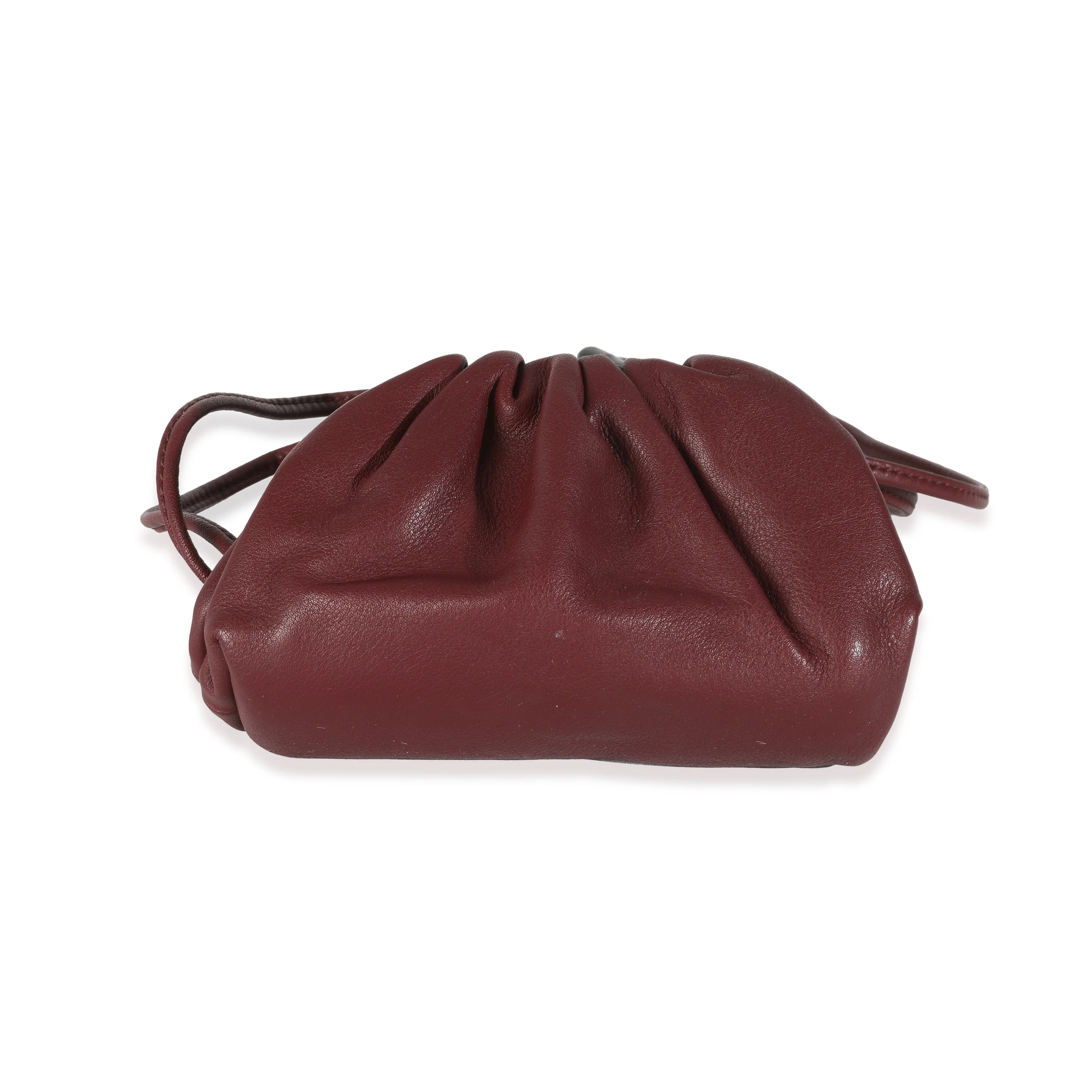 Bordeaux Nappa Pouch Coin Purse