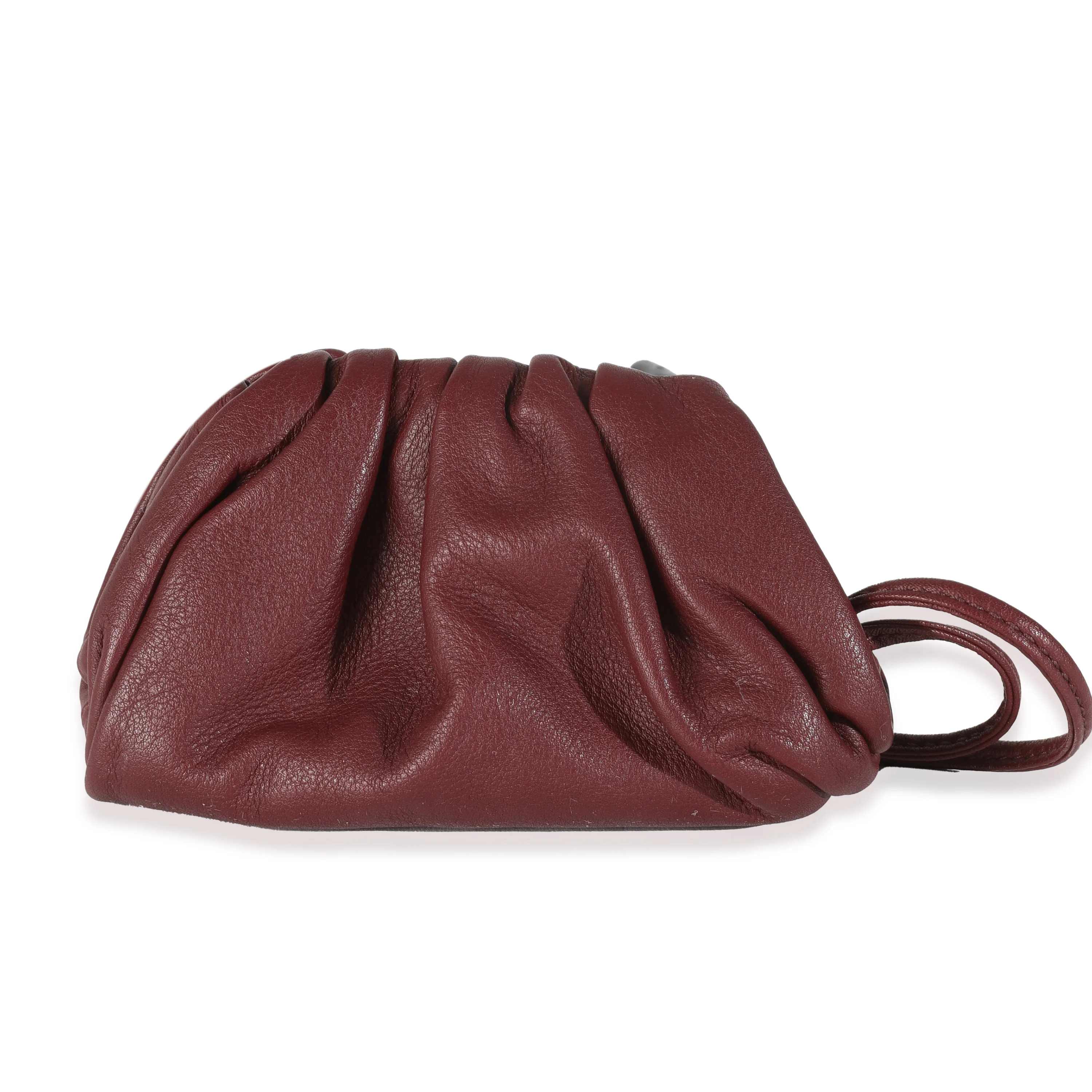 Bordeaux Nappa Pouch Coin Purse - Image 4