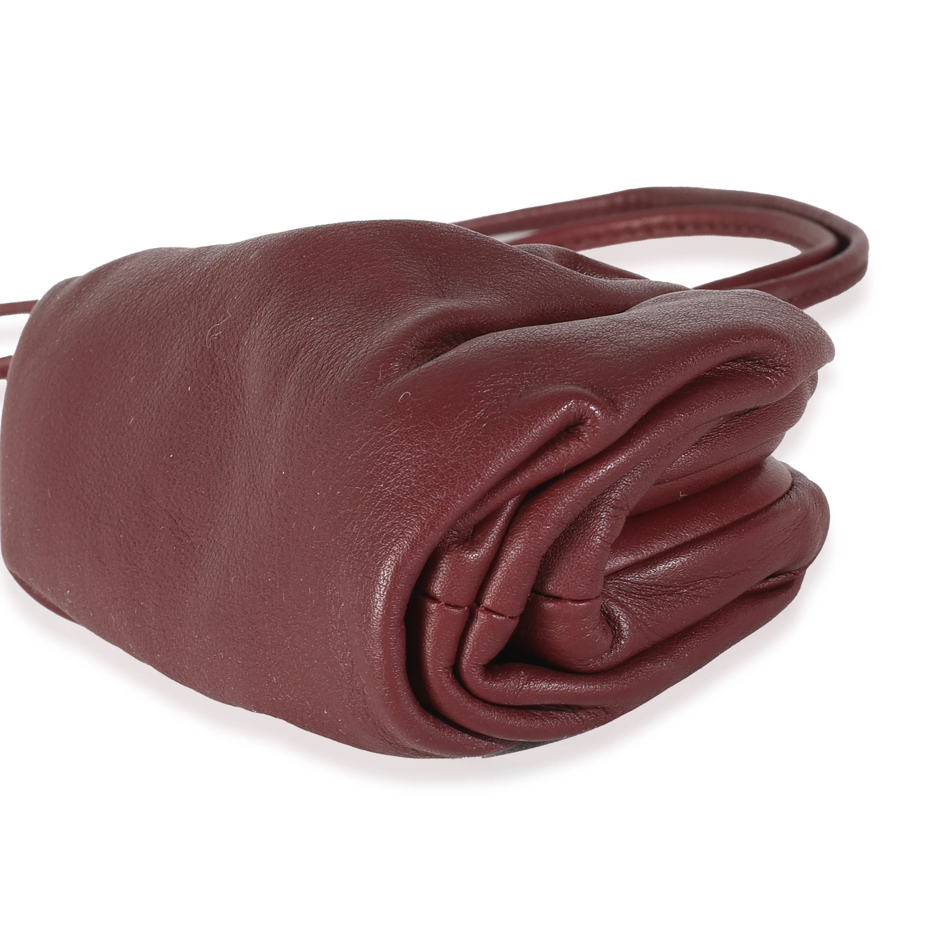 Bordeaux Nappa Pouch Coin Purse - Image 7