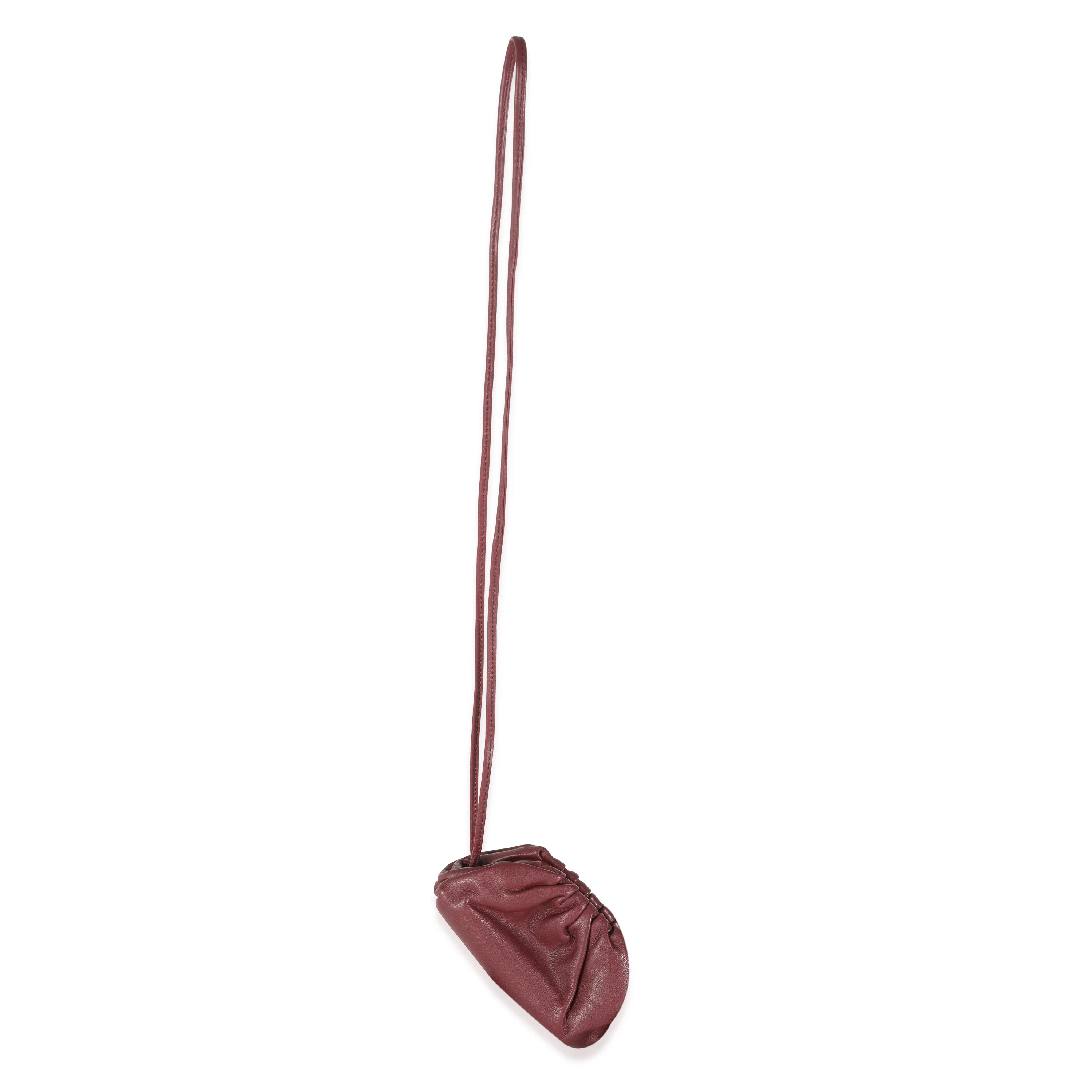 Bordeaux Nappa Pouch Coin Purse - Image 9