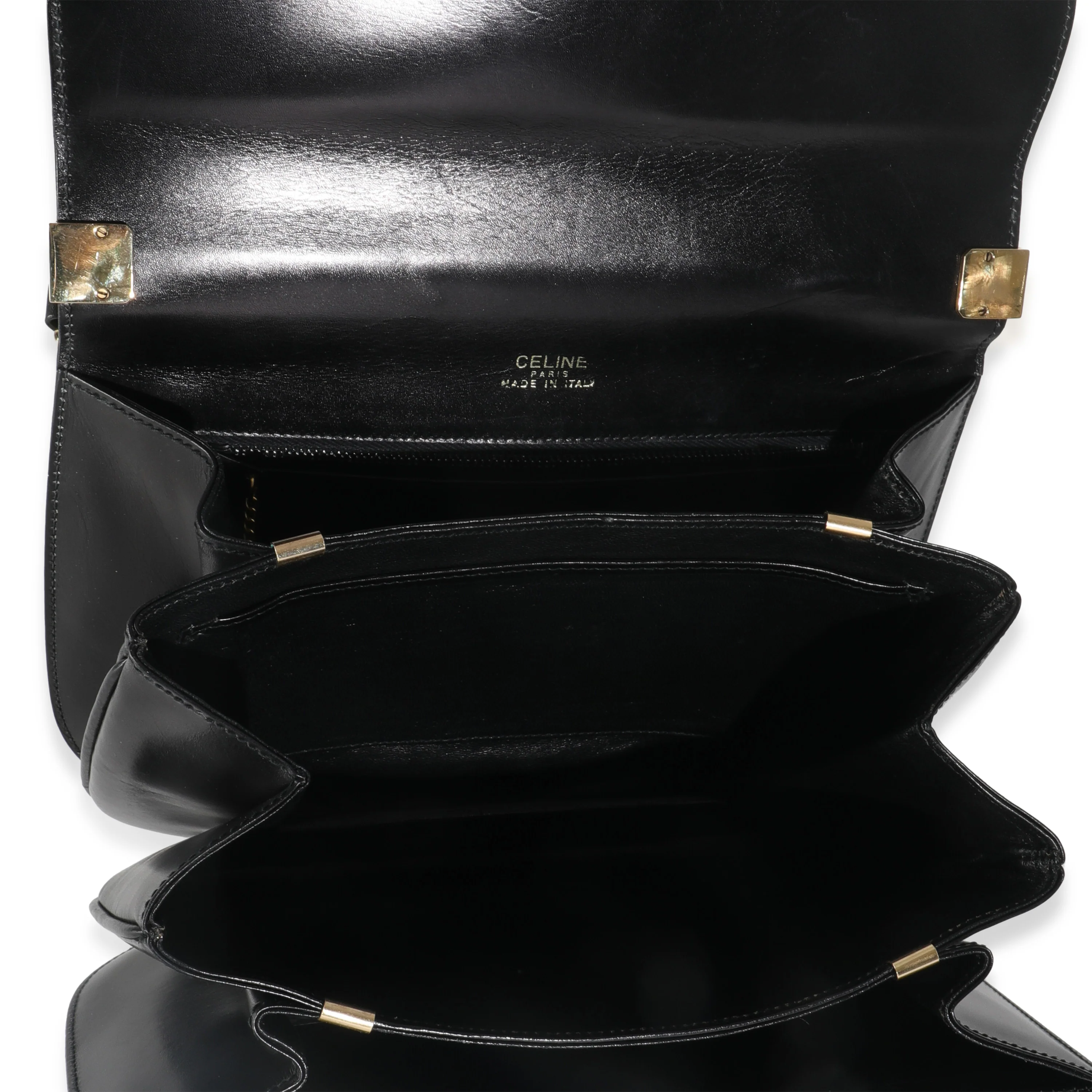 Vintage Black Box Medium Triomphe Bag - Image 9