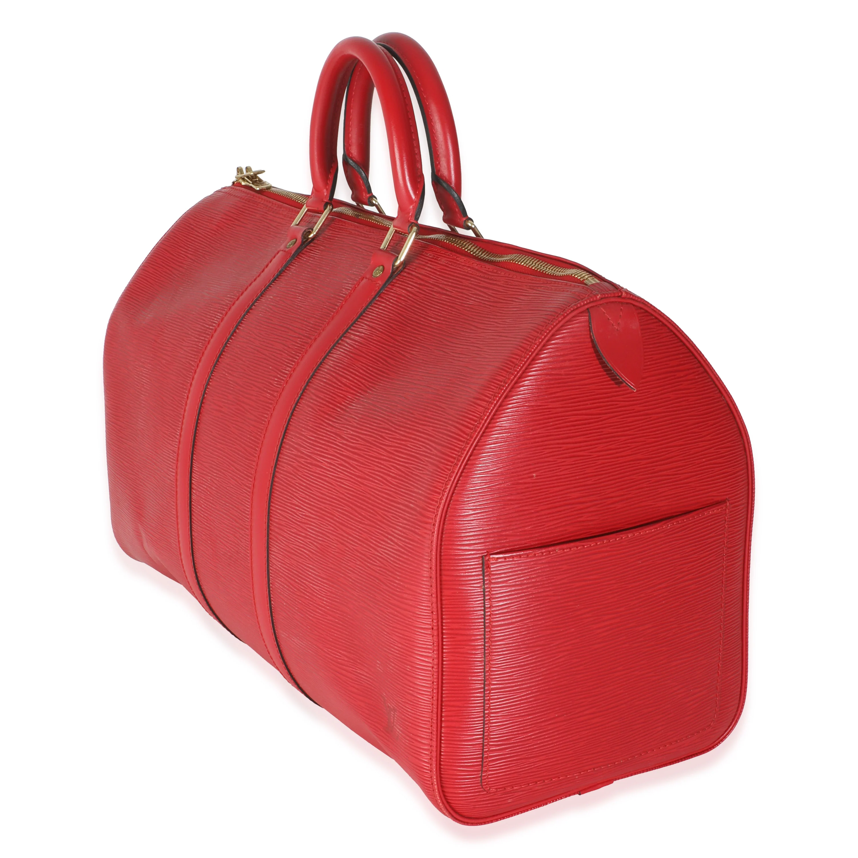 Vintage Red Epi Keepall 45 - Image 2