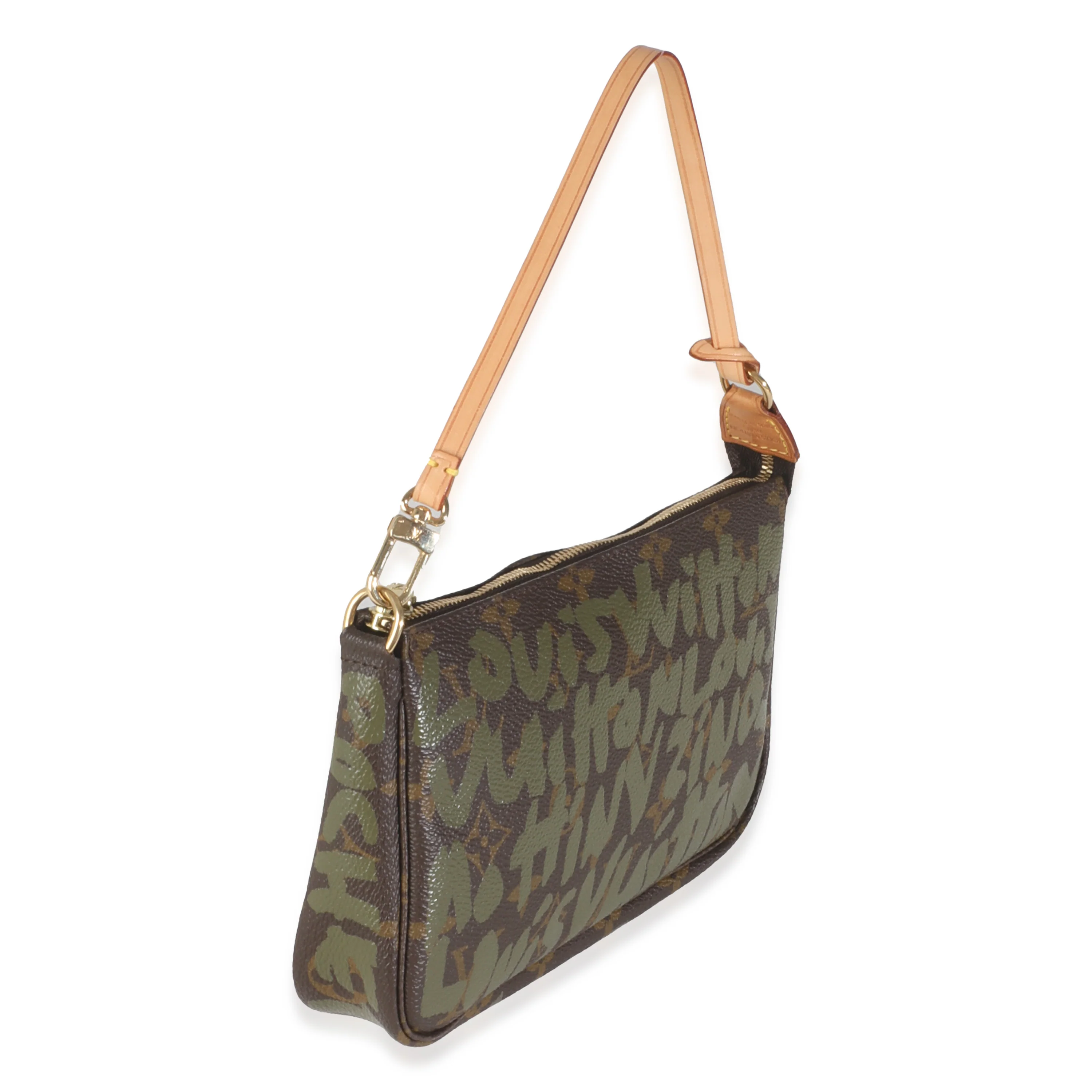 x Stephen Sprouse Monogram Canvas Graffiti Pochette Accessories - Image 3