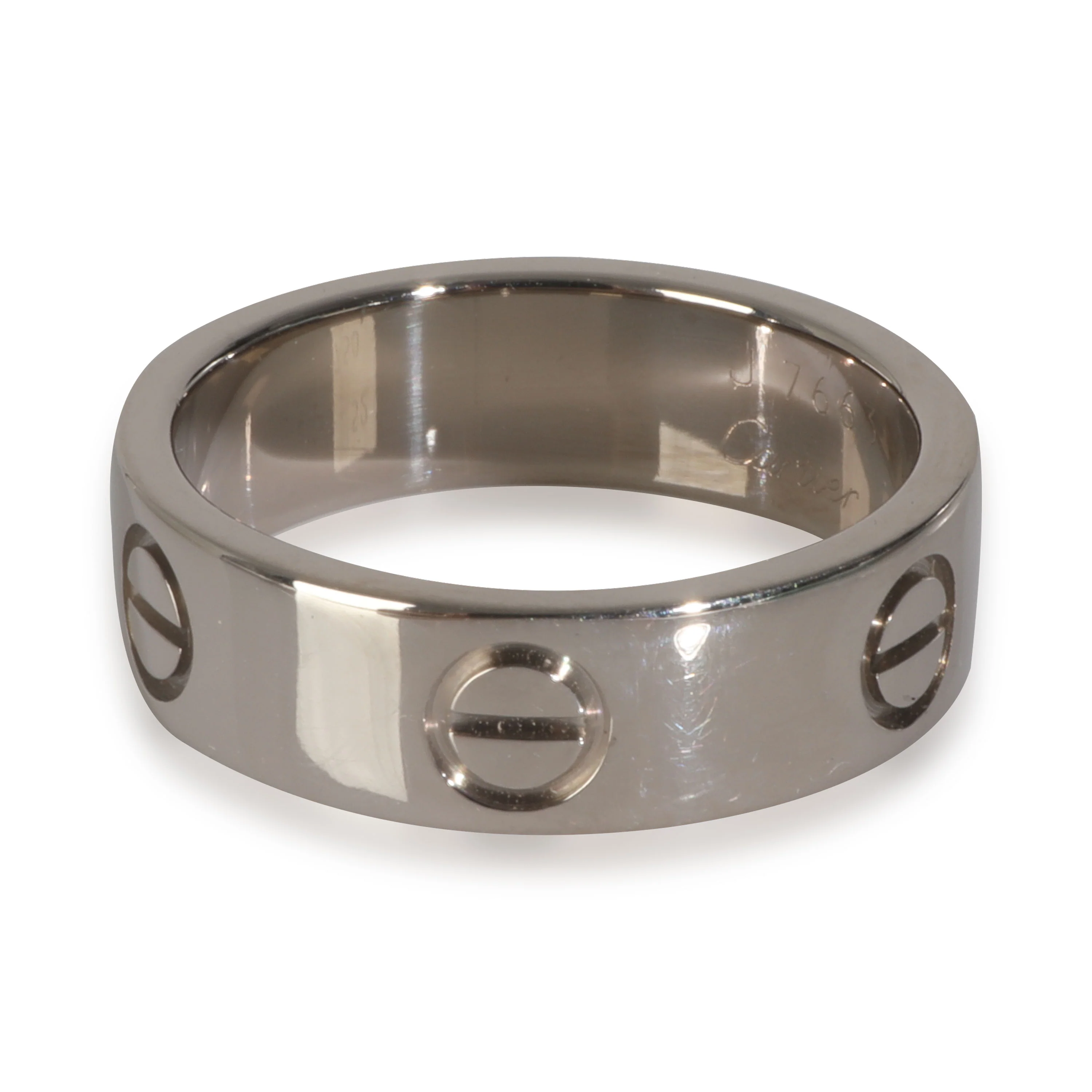 White Gold  Love Ring - Image 2