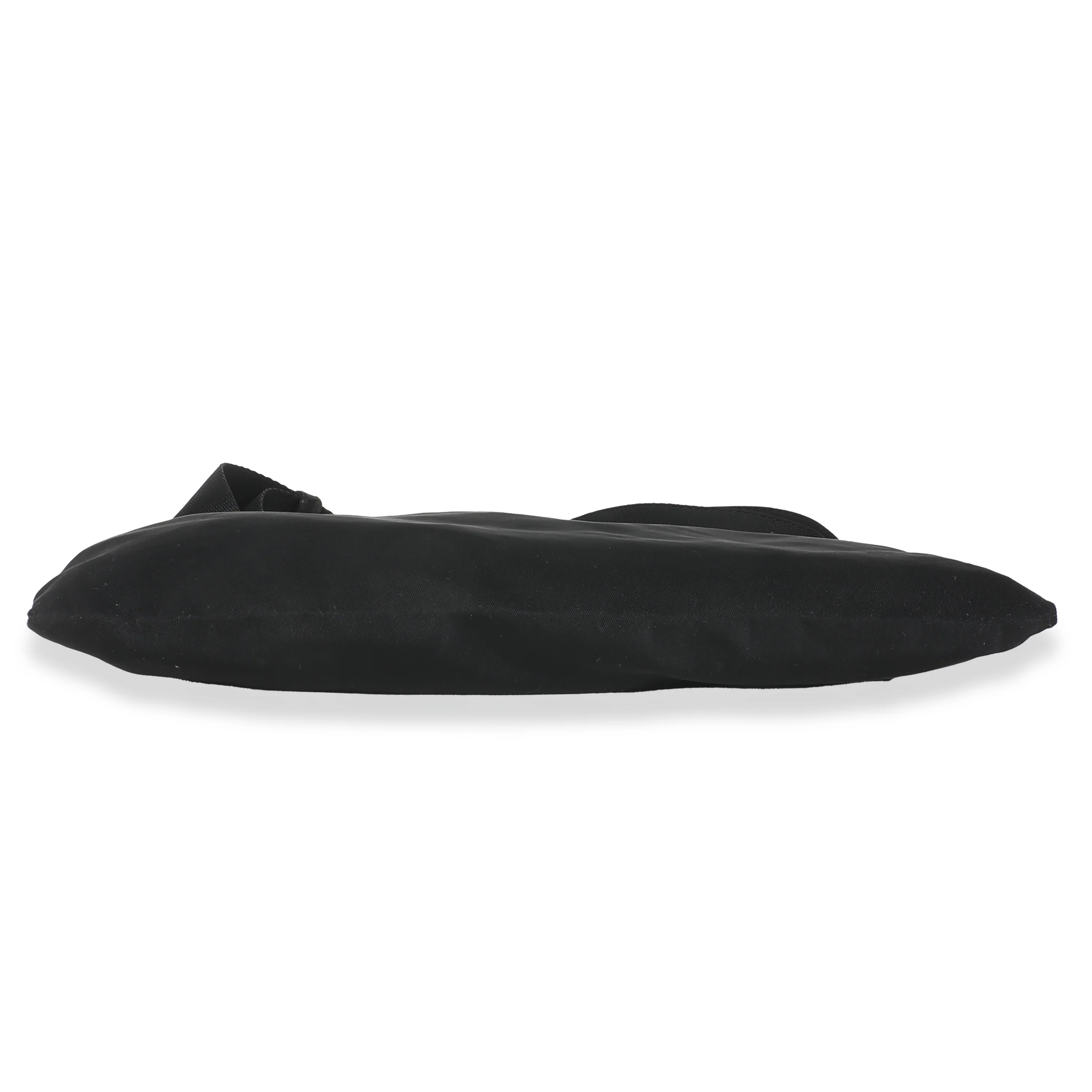 Black Nylon Logo Flat Messenger - Image 5