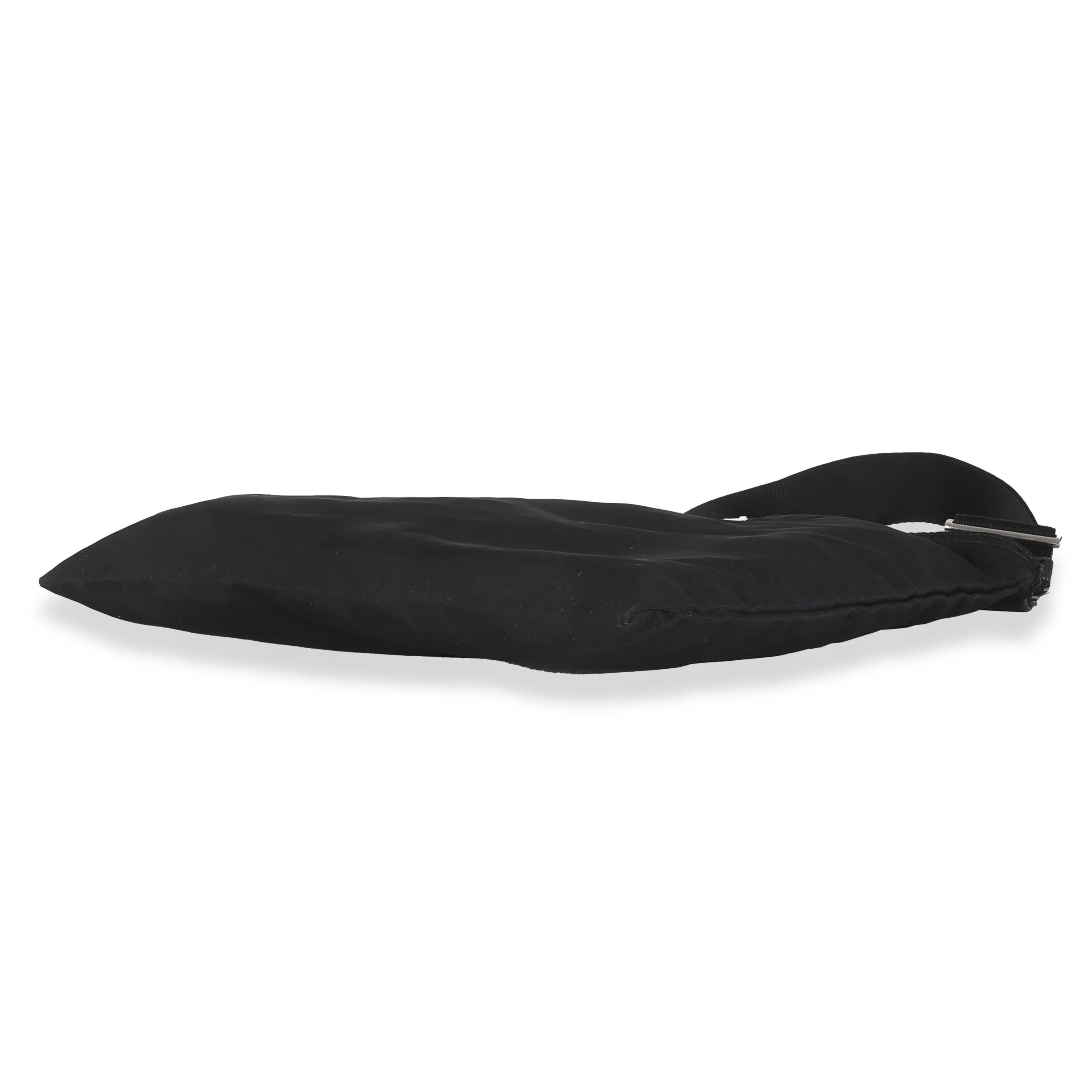 Black Nylon Logo Flat Messenger - Image 6