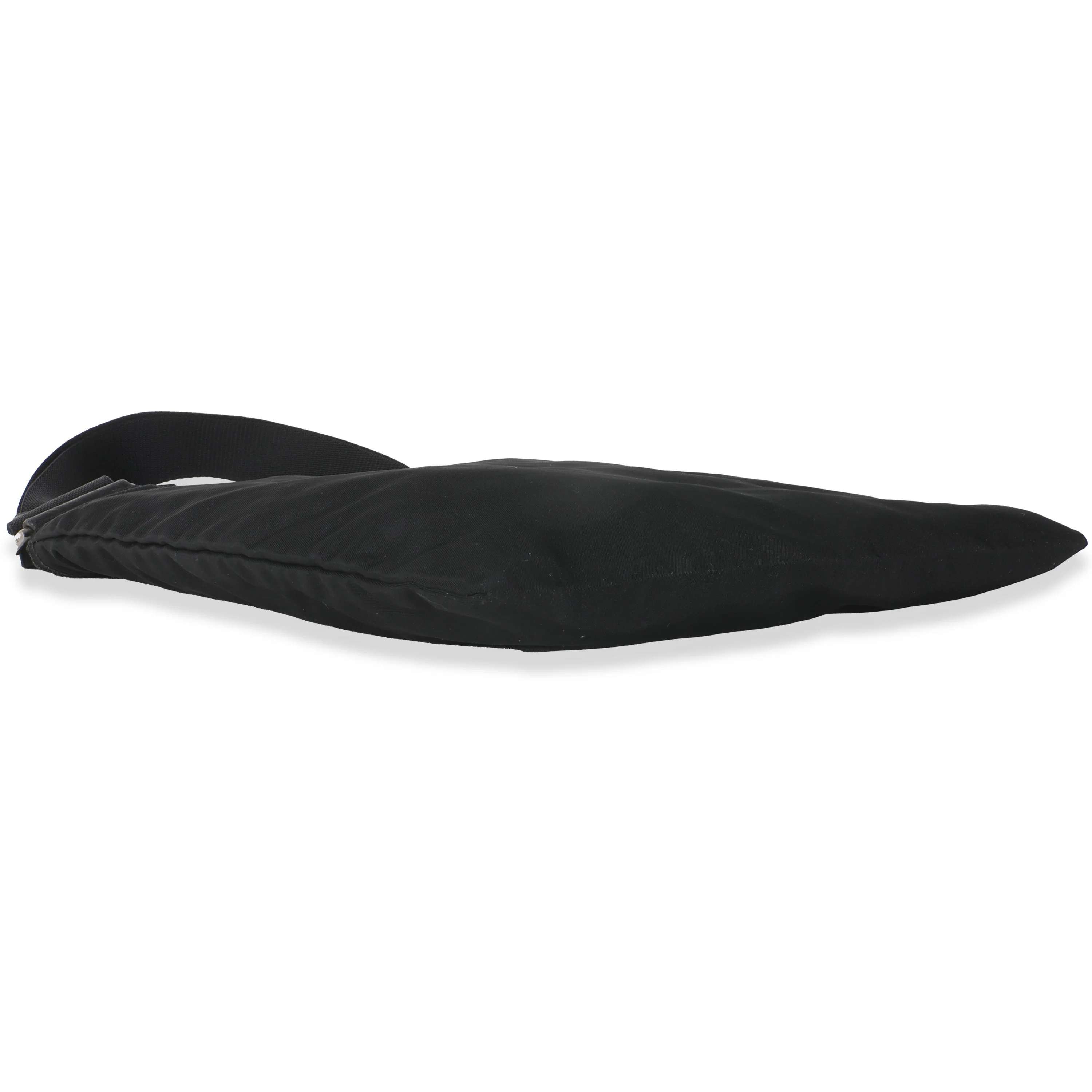 Black Nylon Logo Flat Messenger - Image 8