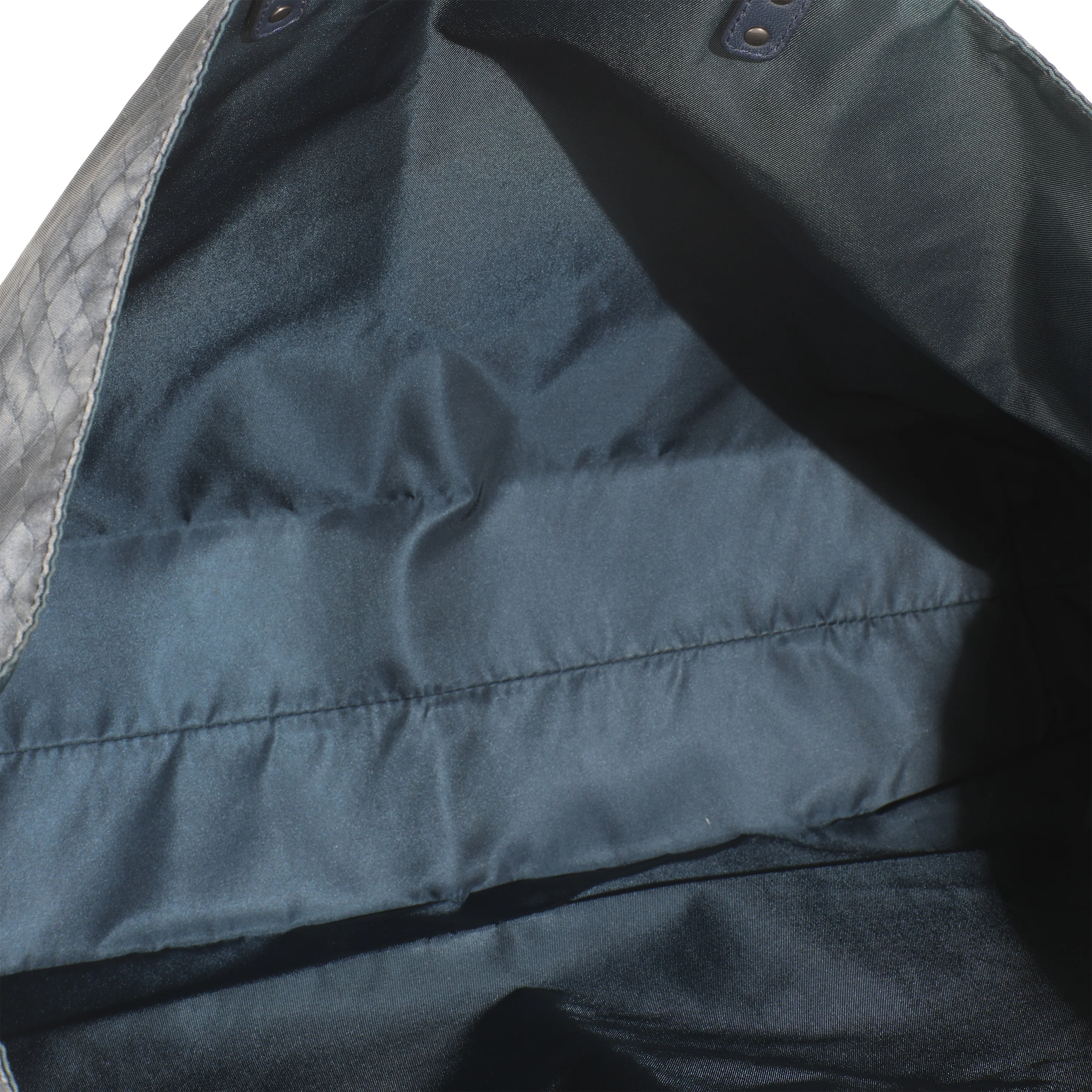 Navy Intrecciolusion Nylon Tote - Image 8