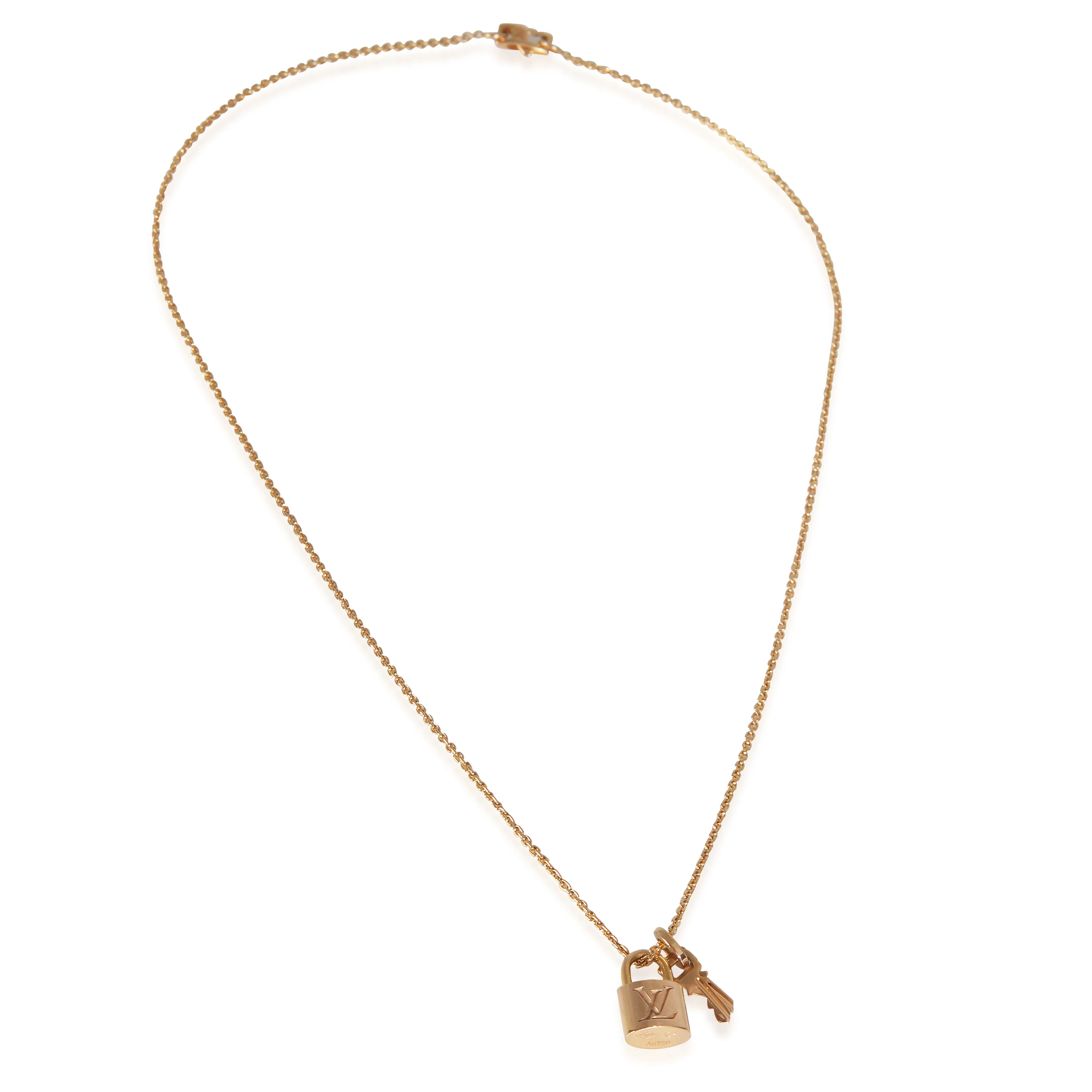 Yellow Gold Lockit Pendant - Image 2