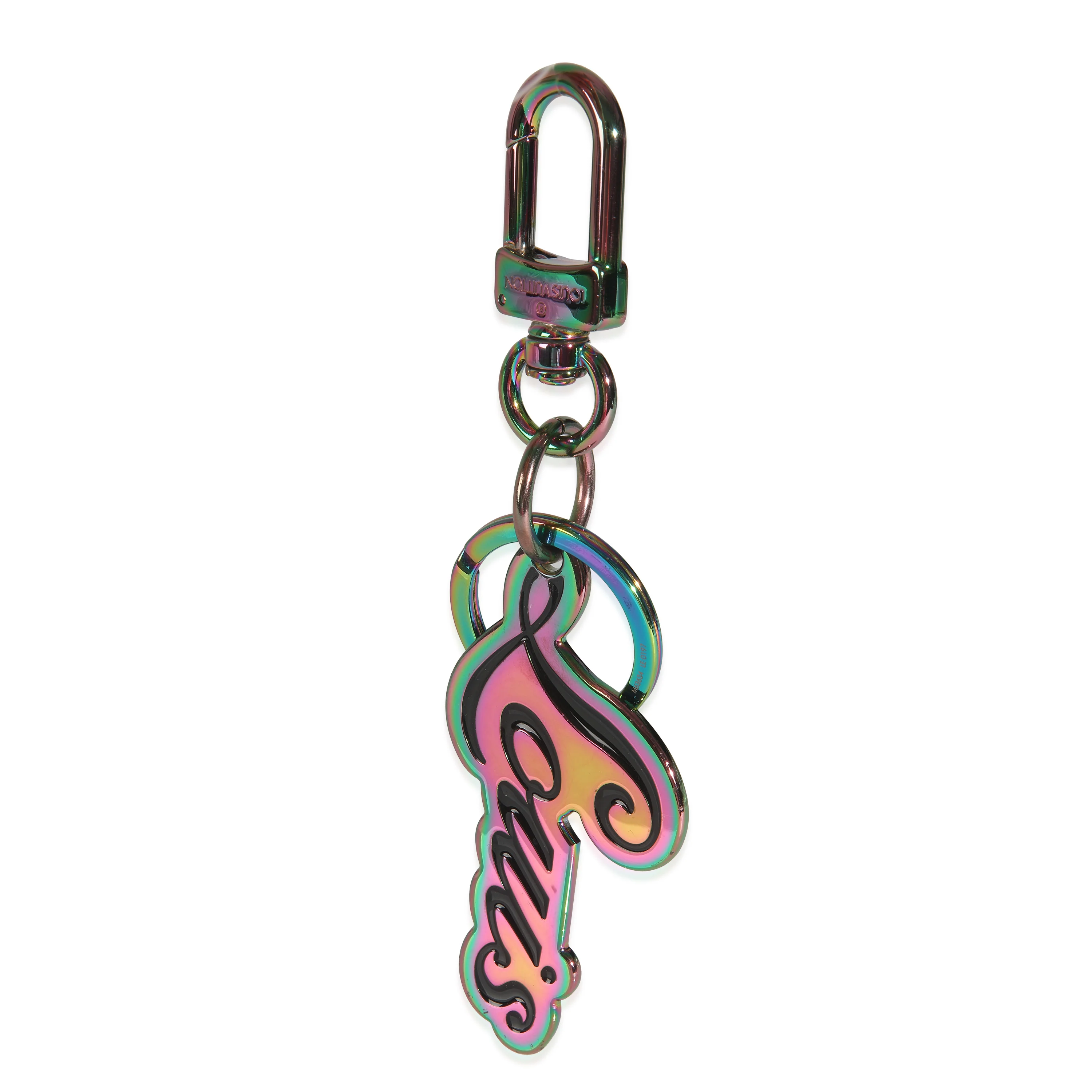 Iridescent Signature Key Ring