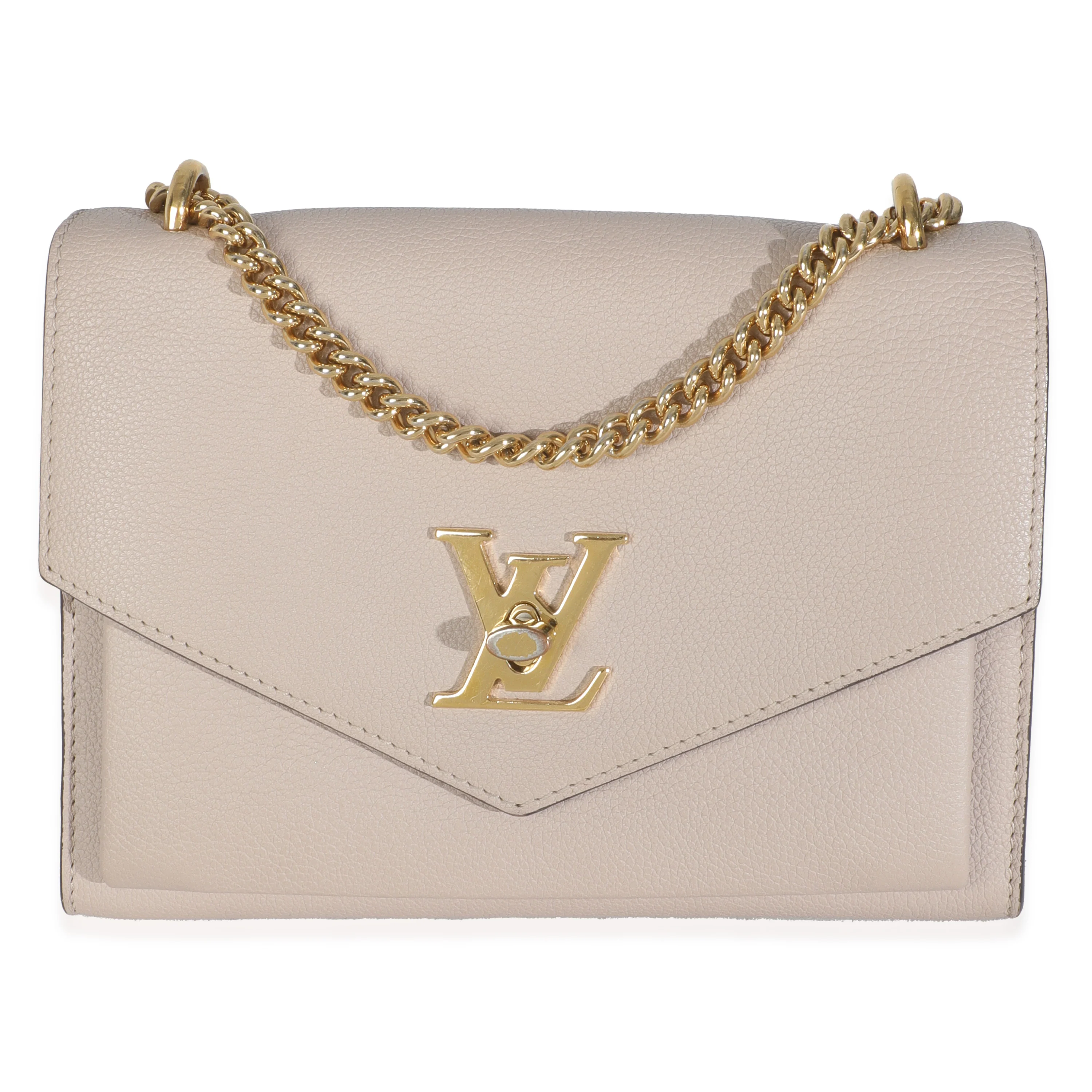 Pink Calfskin Mylockme Chain Bag BB
