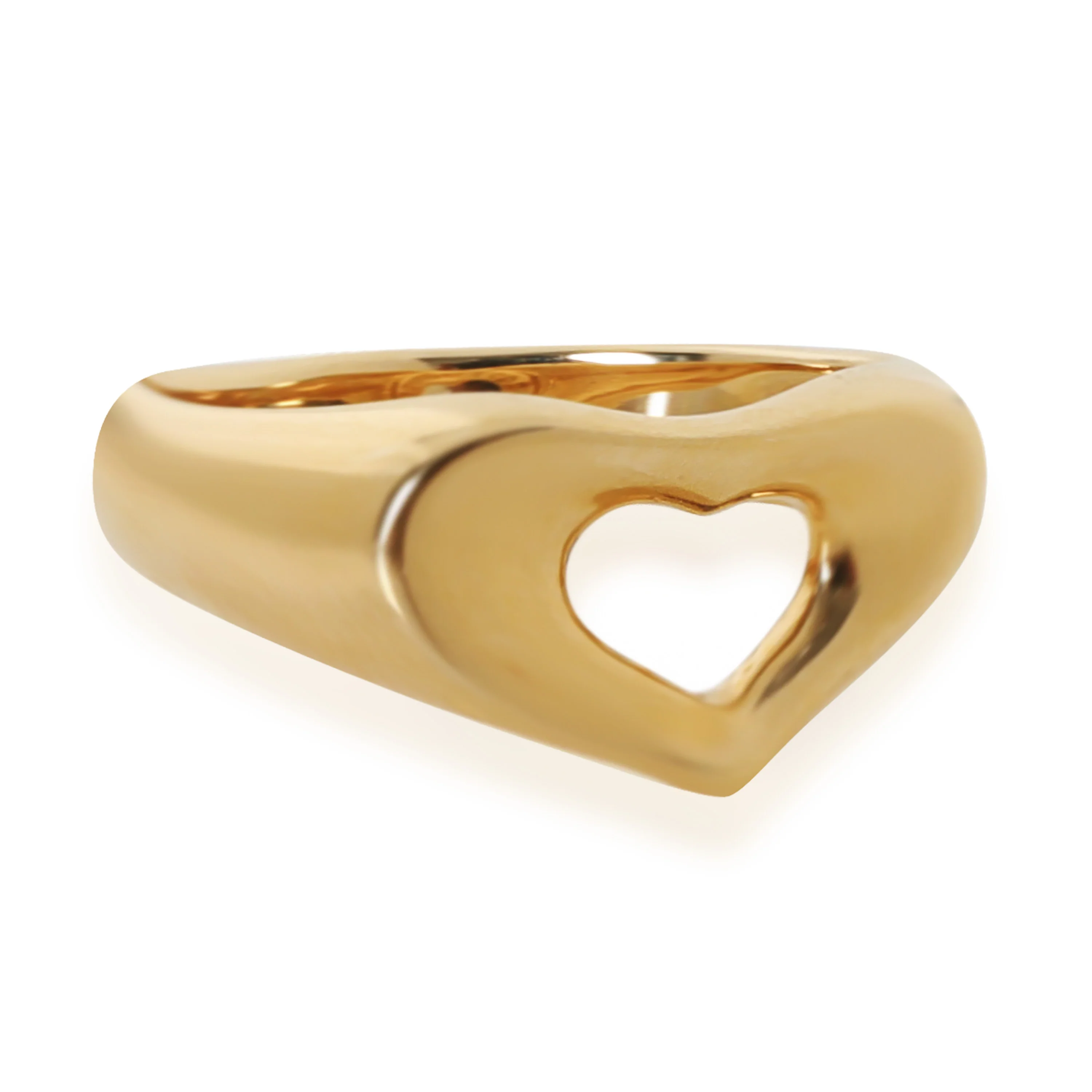 Yellow Gold Elsa Peretti Vintage Open Heart Ring