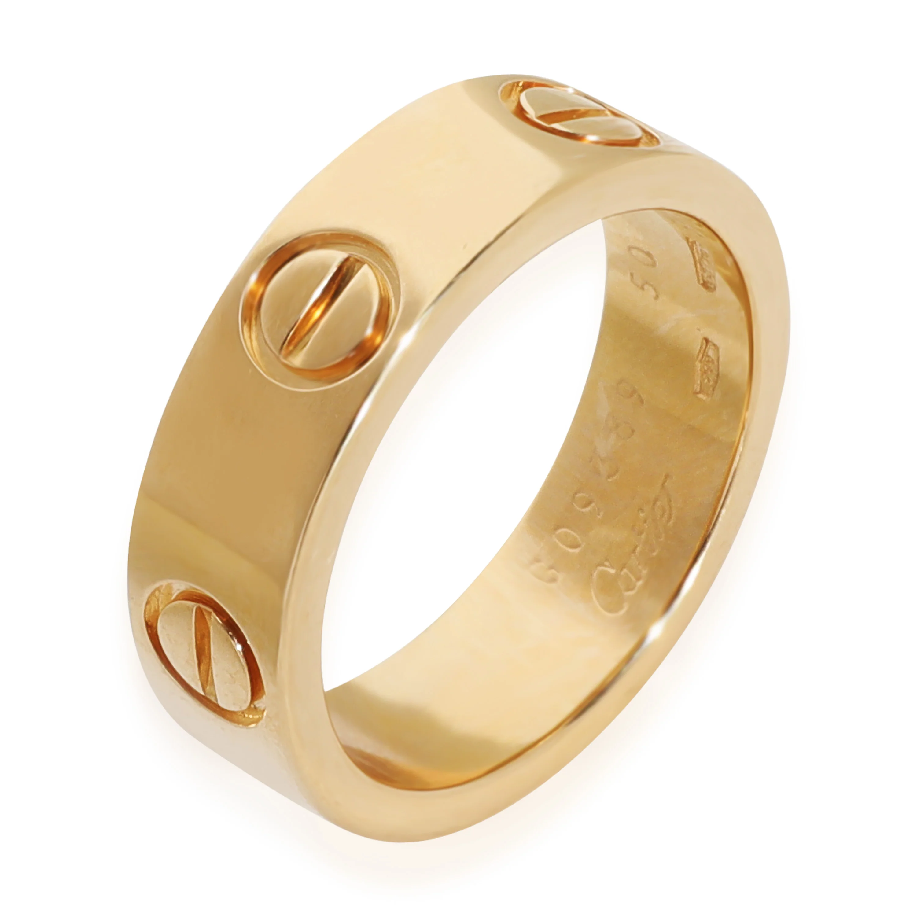 Yellow Gold  Love Ring - Image 2