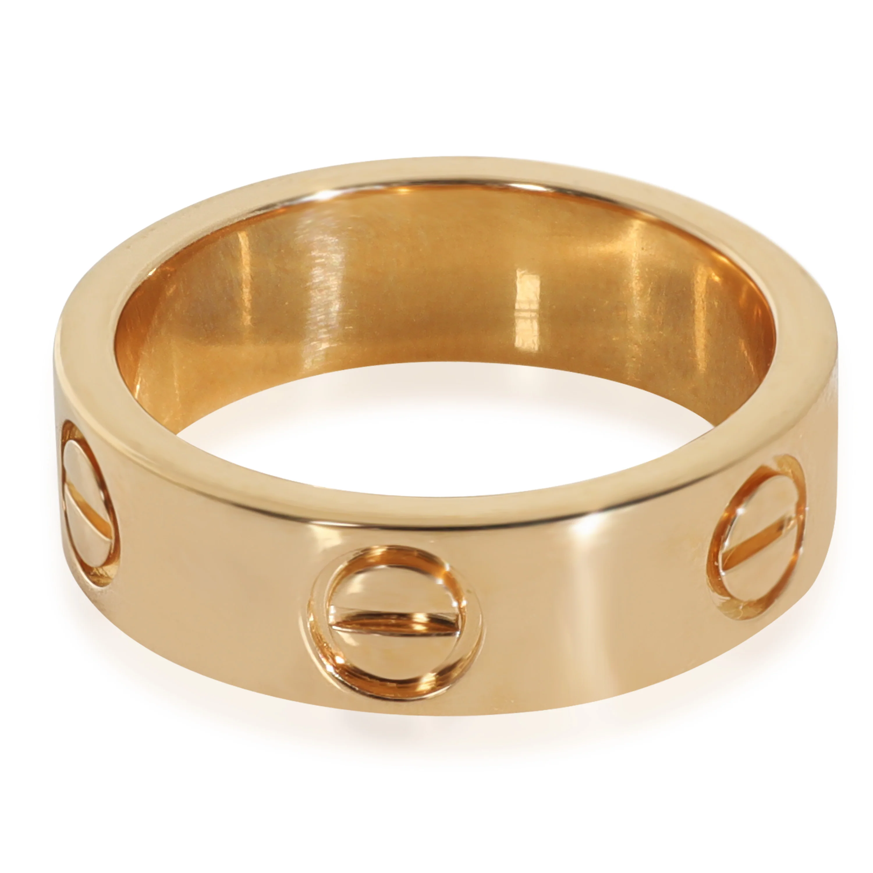 Yellow Gold  Love Ring - Image 3