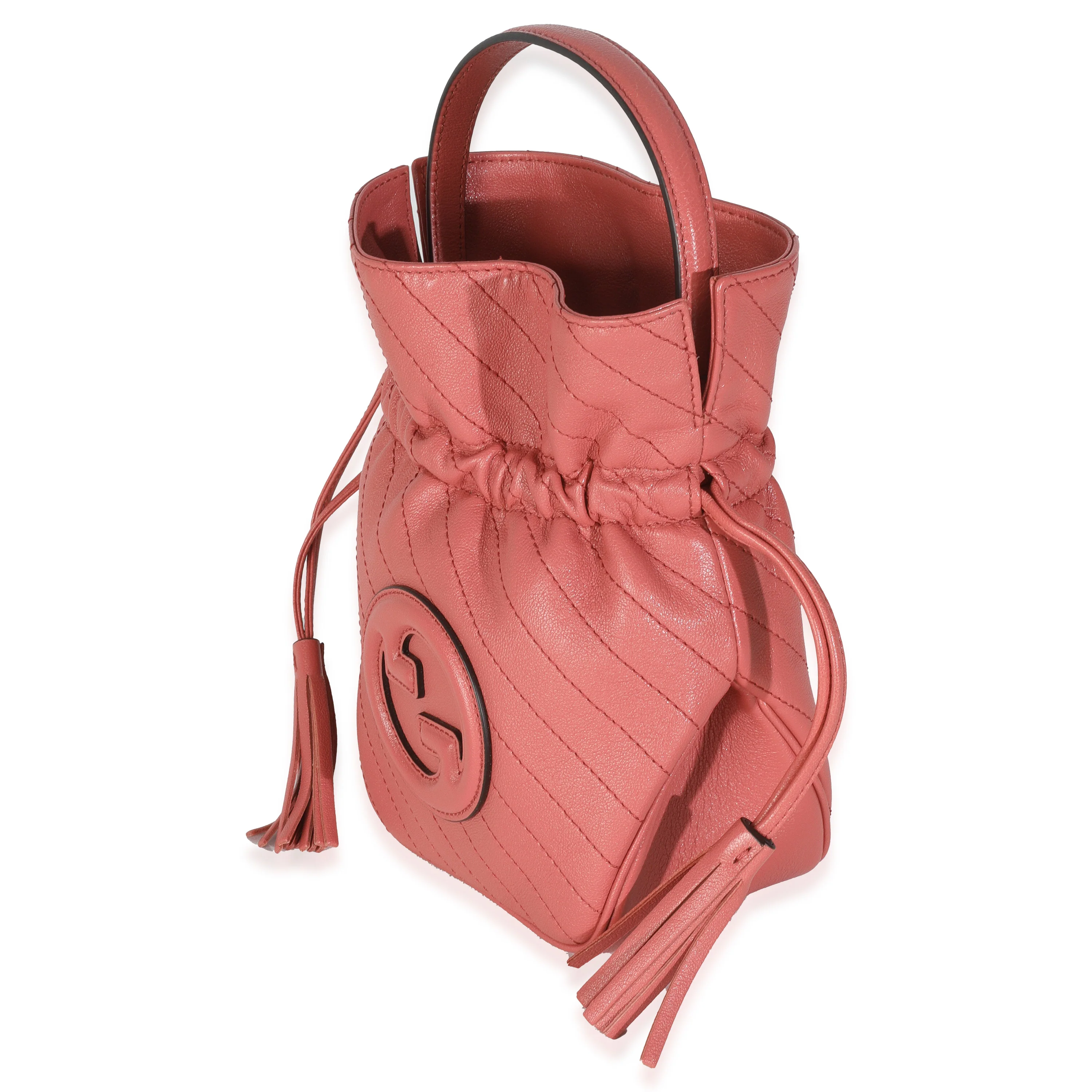 Pink Calfskin Blondie Bucket Bag - Image 2